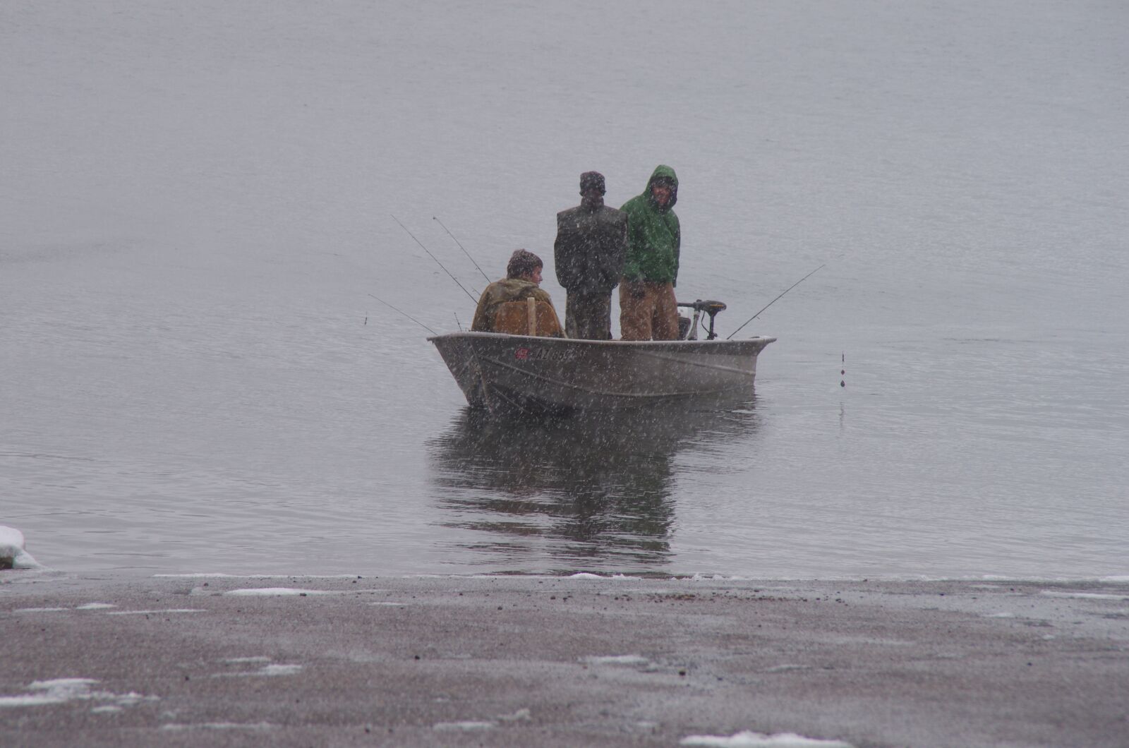 Pentax K-5 sample photo. Cold, boat, lake photography