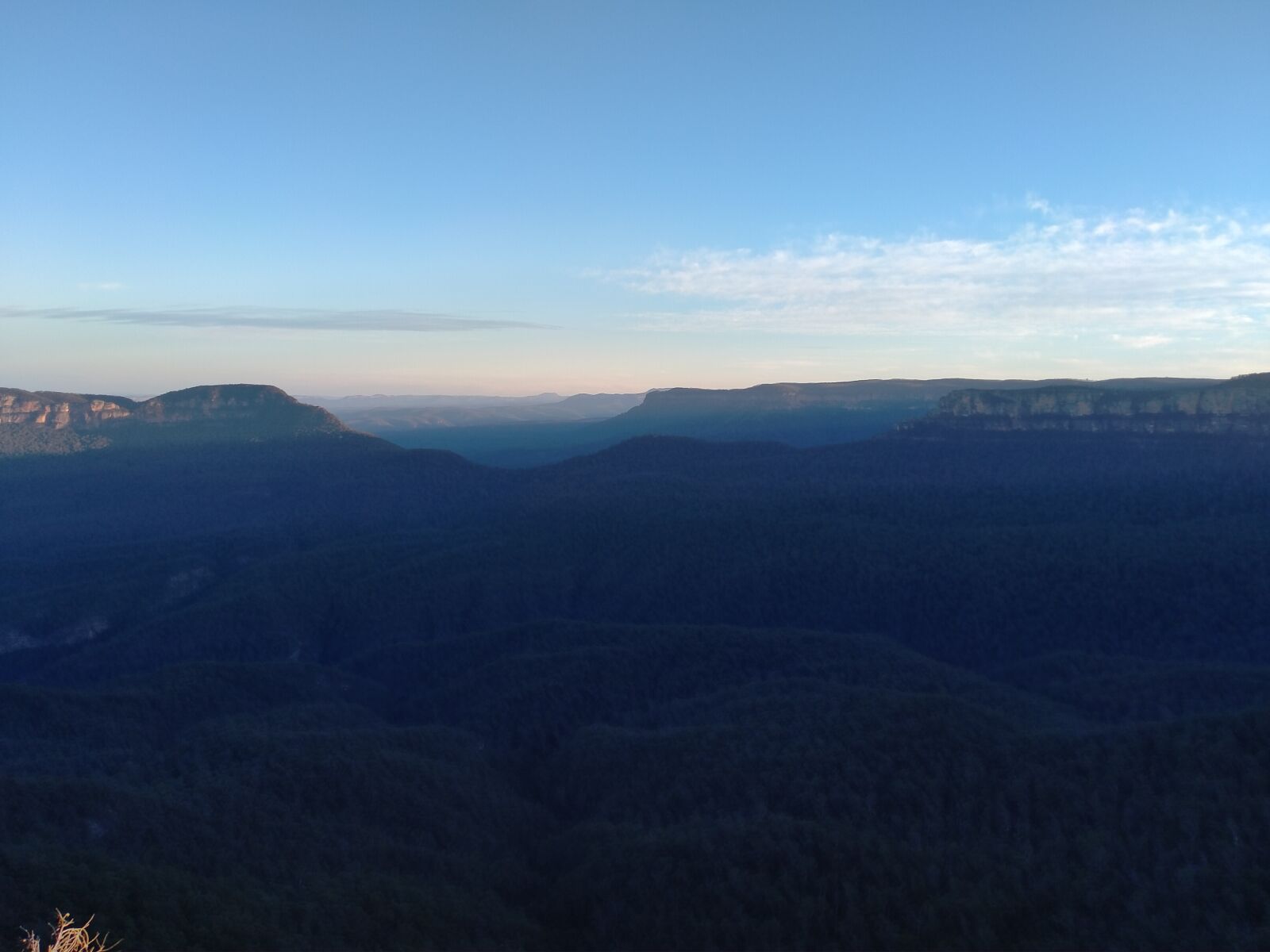 OPPO A52 sample photo. Mountains, sunset, tress photography