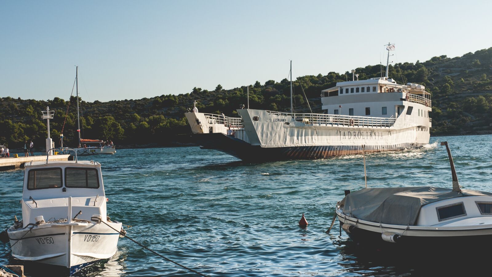 Nikon D700 sample photo. Croatia, ferry, sea photography