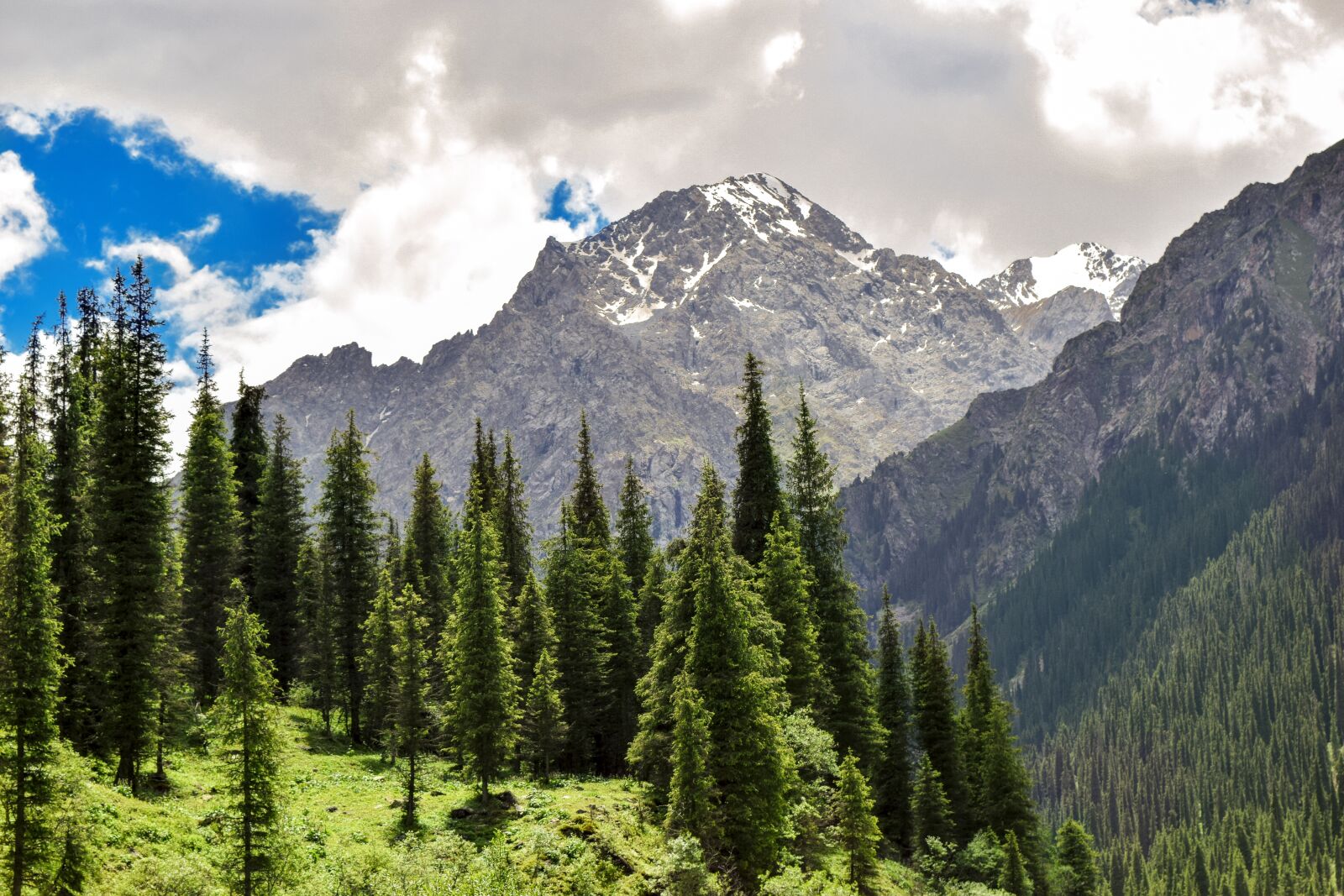 Nikon D5300 sample photo. Mountains, tianshan, snow photography