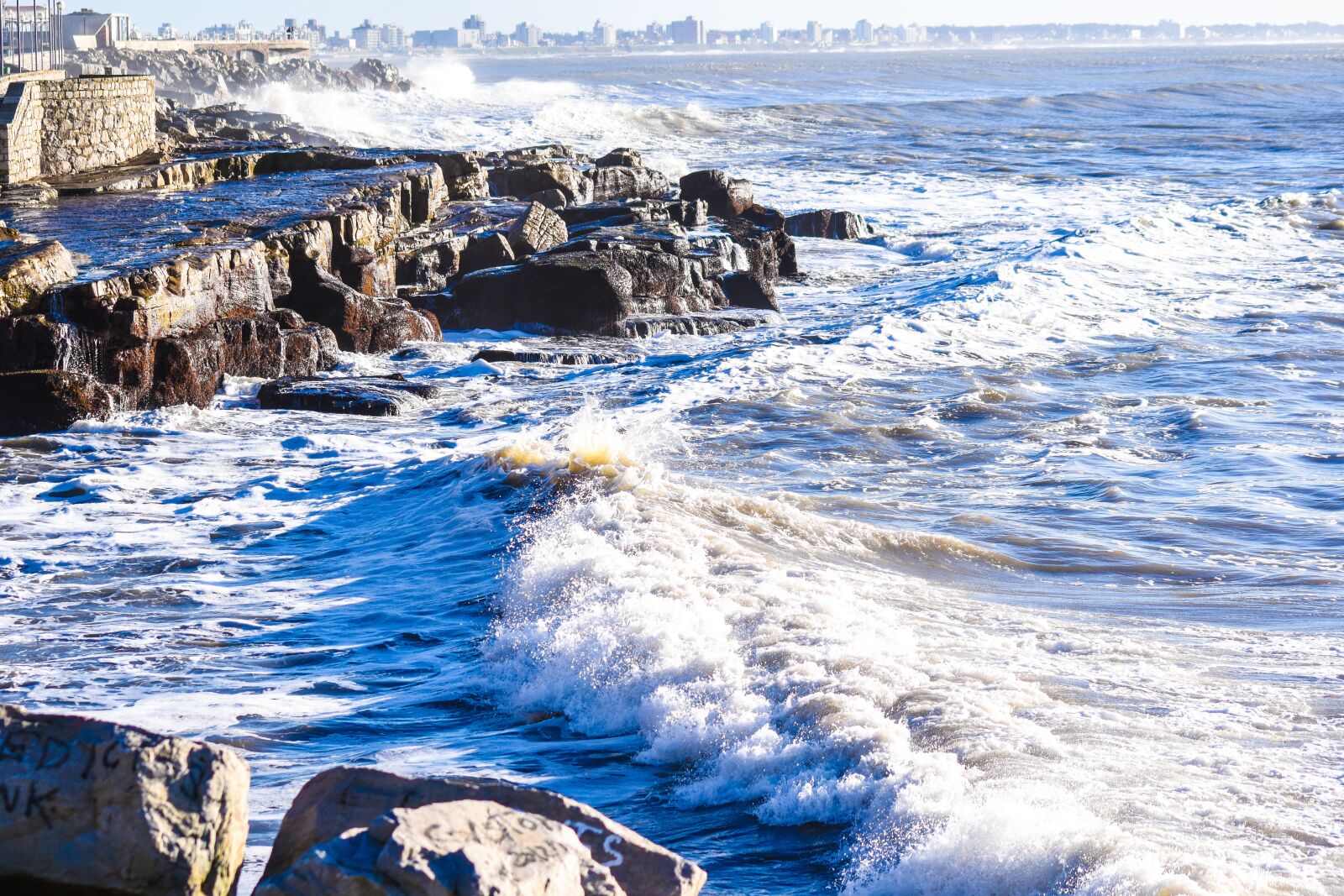 Nikon D5500 sample photo. Waves, sea, costa photography