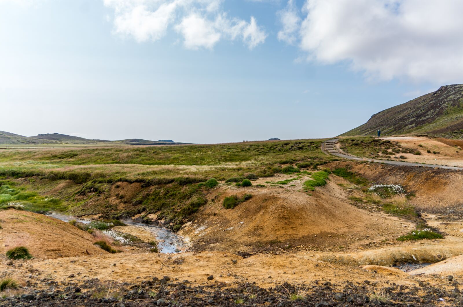 Sony a7R II + Sony FE 24-240mm F3.5-6.3 OSS sample photo. Iceland, landscape, sulphur springs photography
