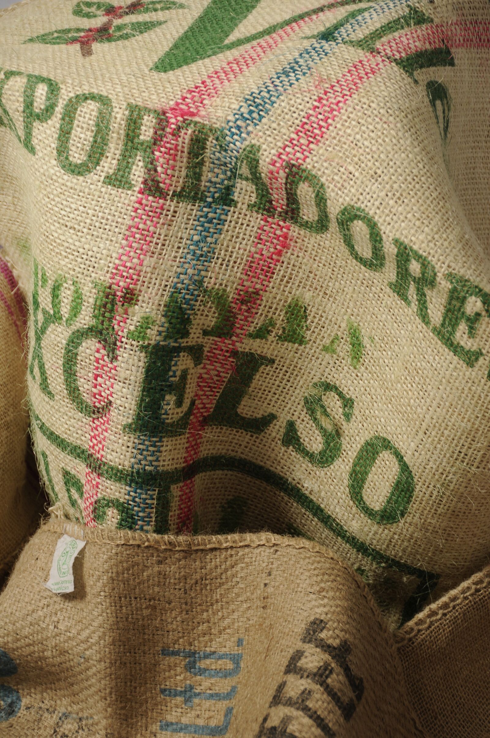 Nikon D300 sample photo. Coffee, beans, sack photography