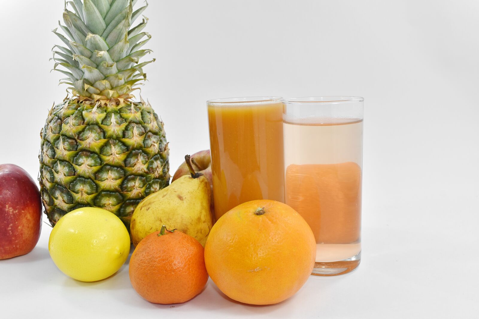 Nikon D5500 sample photo. Orange peel, oranges, pineapple photography