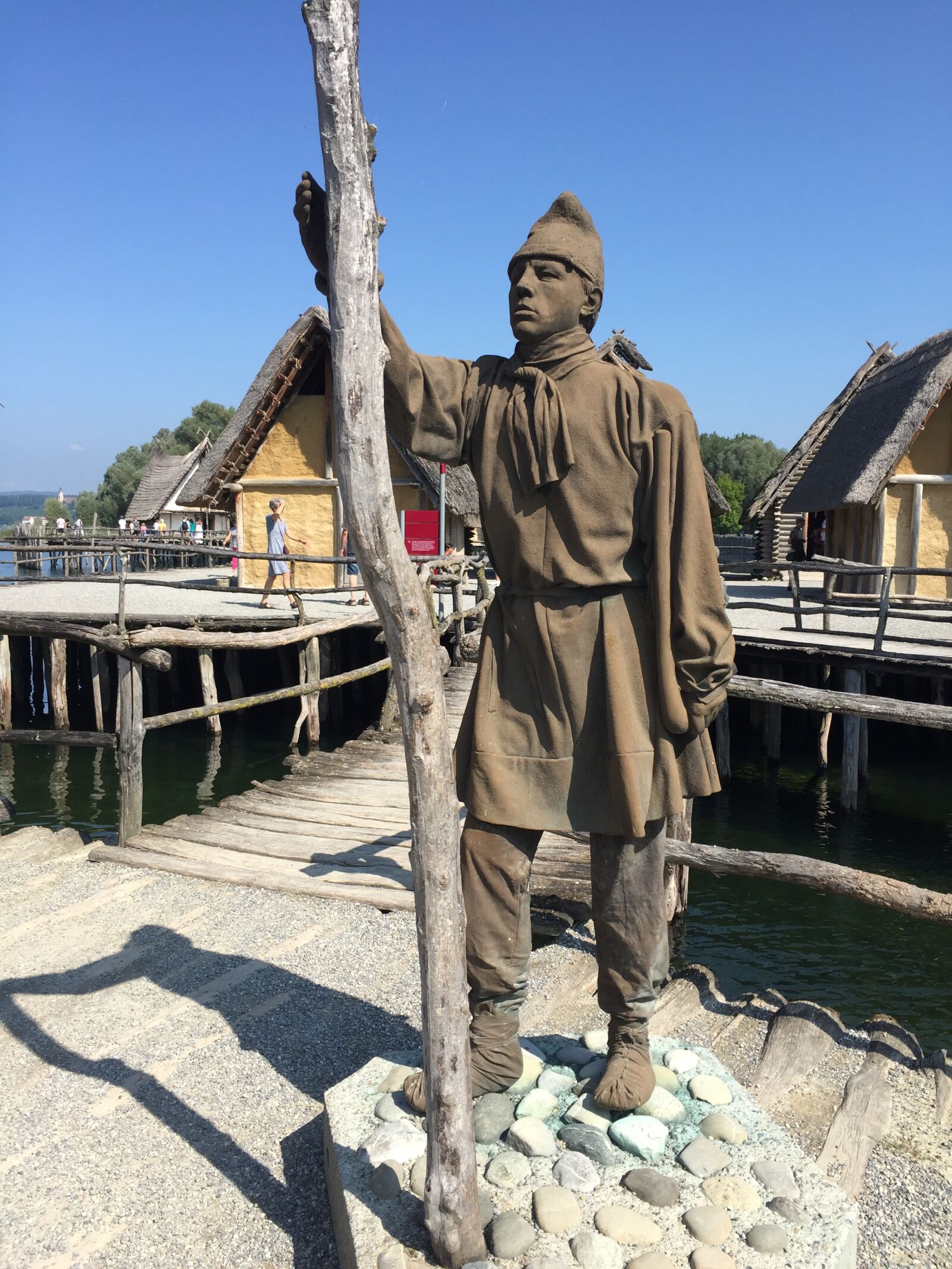 iPhone 6 back camera 4.15mm f/2.2 sample photo. Stilt houses, lake constance photography