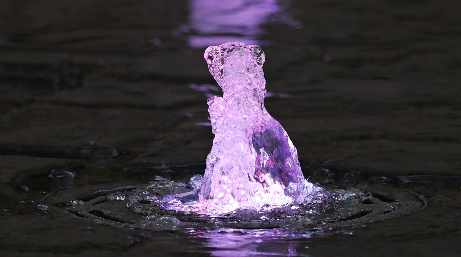 Canon EOS 80D sample photo. Fountain, floor fountain, water photography