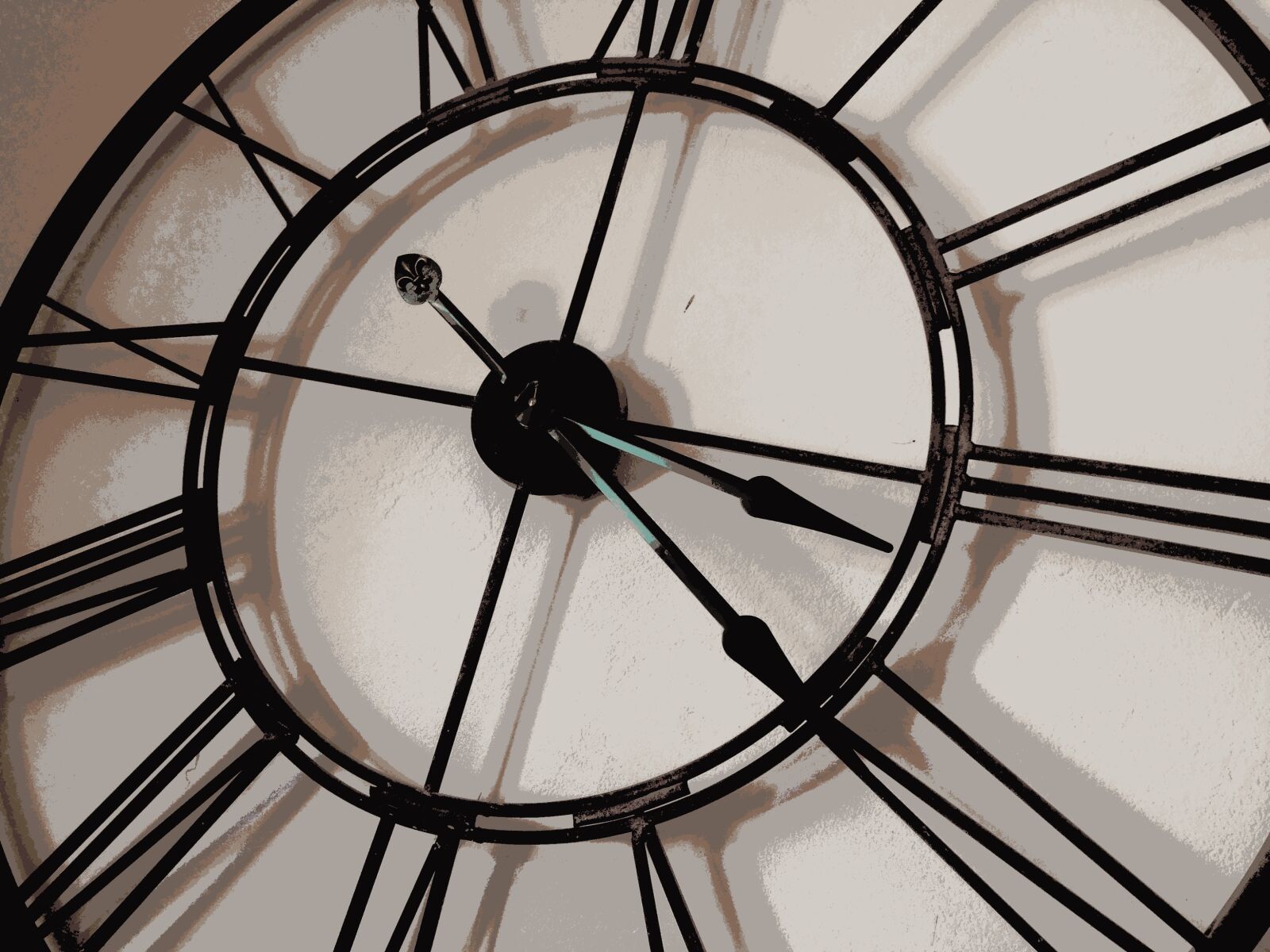 iPhone 5c back camera 4.12mm f/2.4 sample photo. Clock, clock, face, hands photography