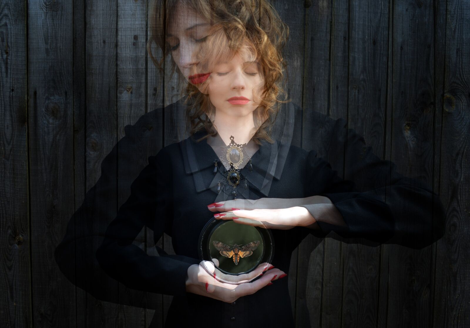 Nikon D3200 sample photo. Woman, gothic, gloomy photography
