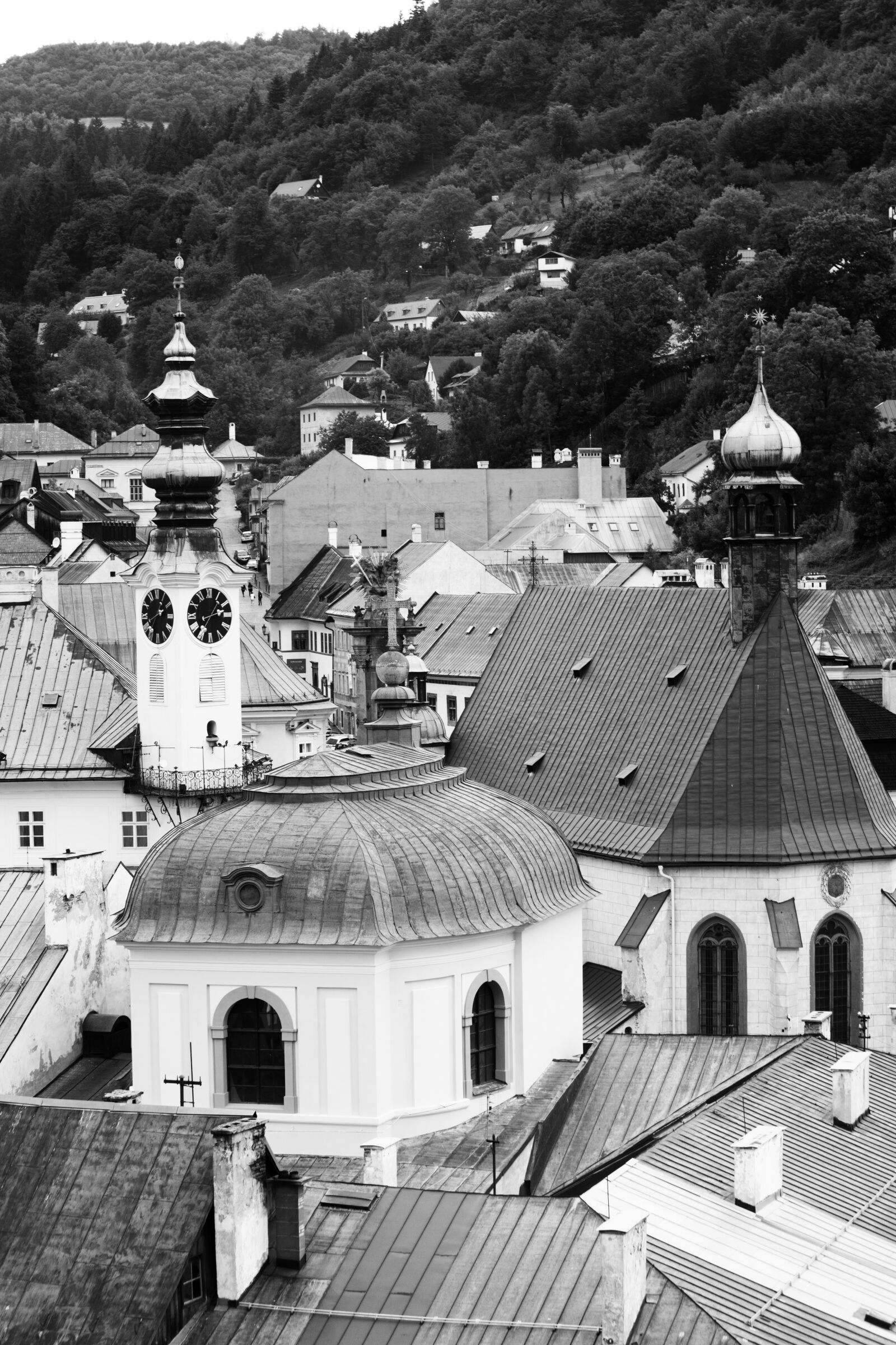 Canon EF 70-300mm F4-5.6 IS USM sample photo. Banská štiavnica, slovakia, unesco photography
