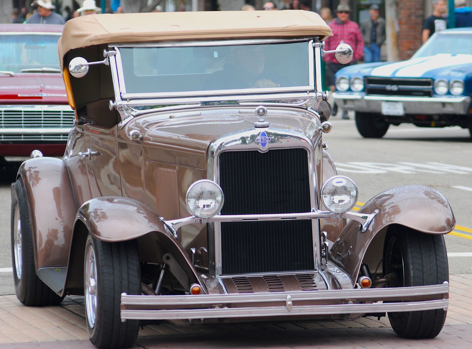 Nikon D300 sample photo. Car show, chevrolet, oldtimer photography