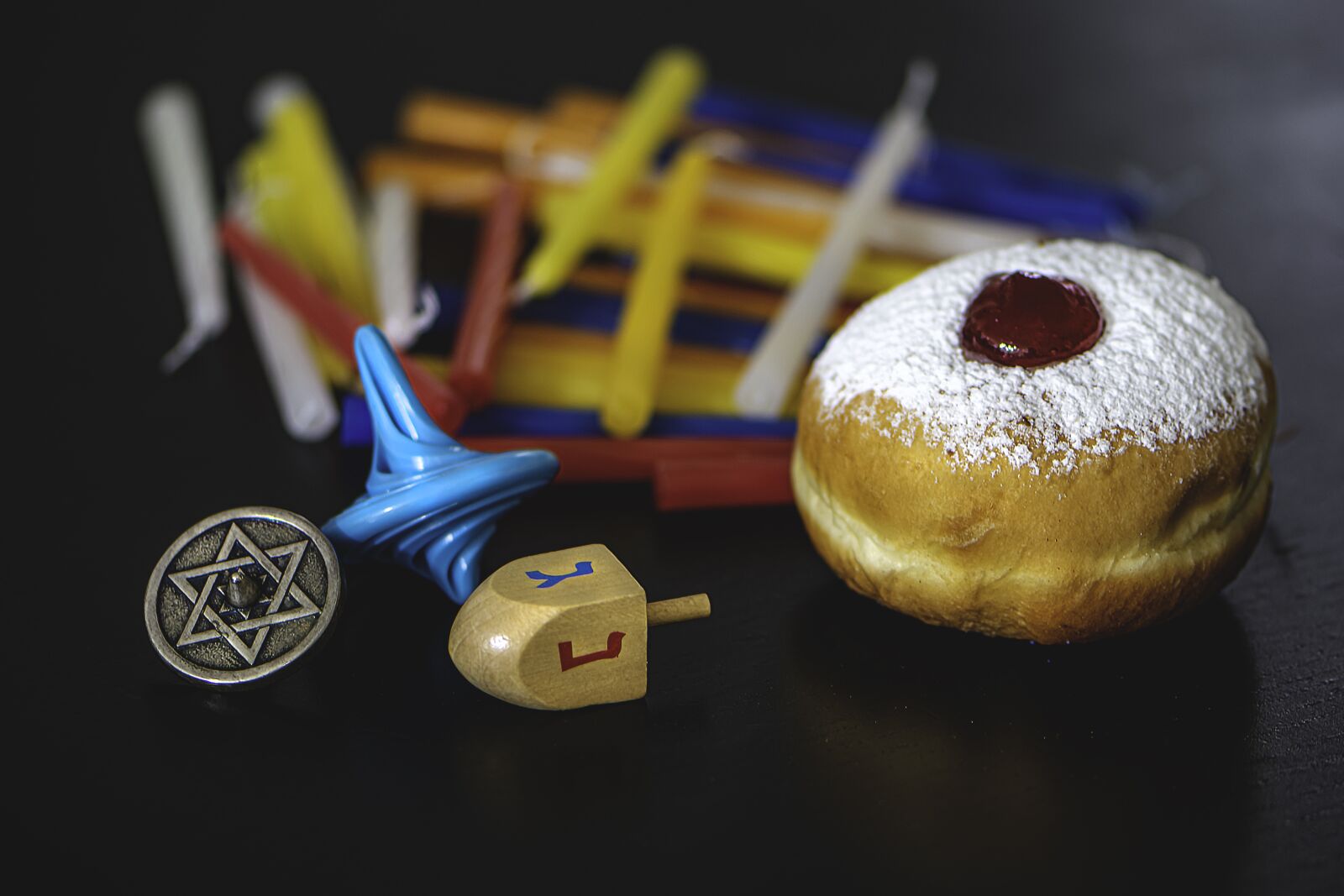 Nikon D5600 sample photo. Hanukkah, dreidel, mitzvah photography