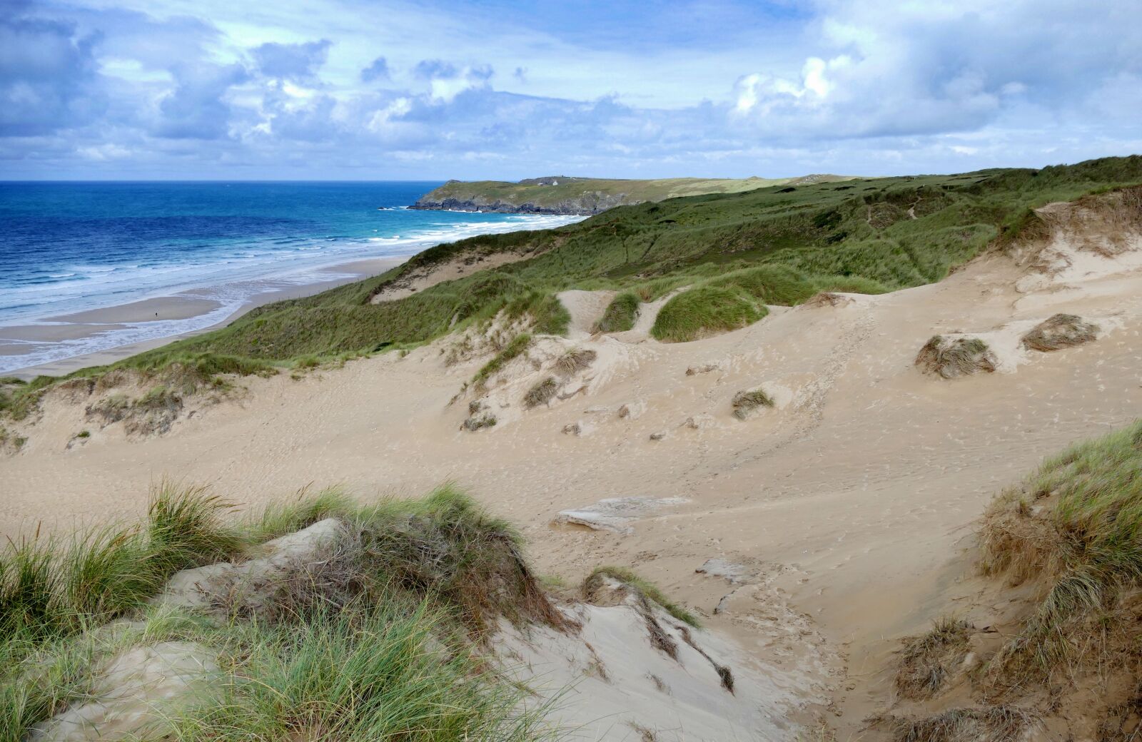 Panasonic Lumix DMC-FZ1000 sample photo. Penhale sands, perranporth, cornwall photography