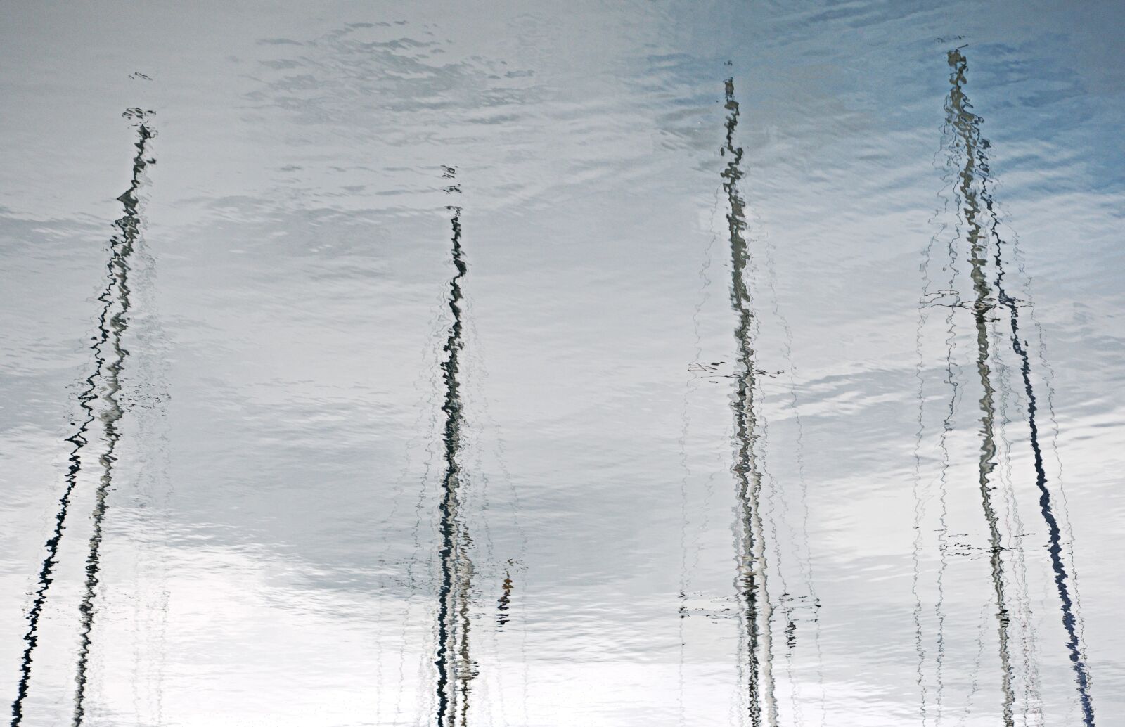 Olympus OM-D E-M5 sample photo. Reflection, mast, water photography