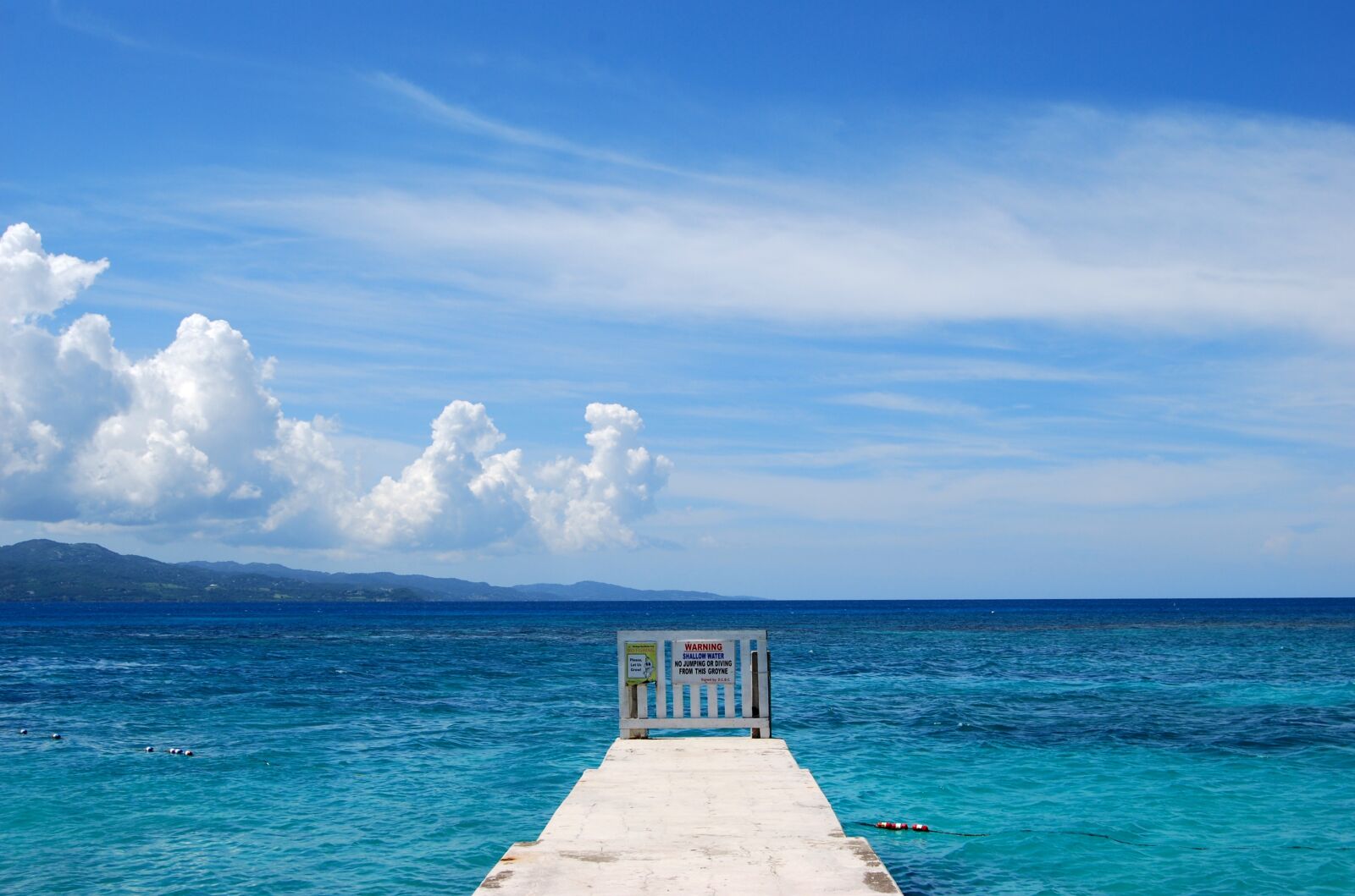 Nikon D40X sample photo. Jamaica, pier, ocean photography