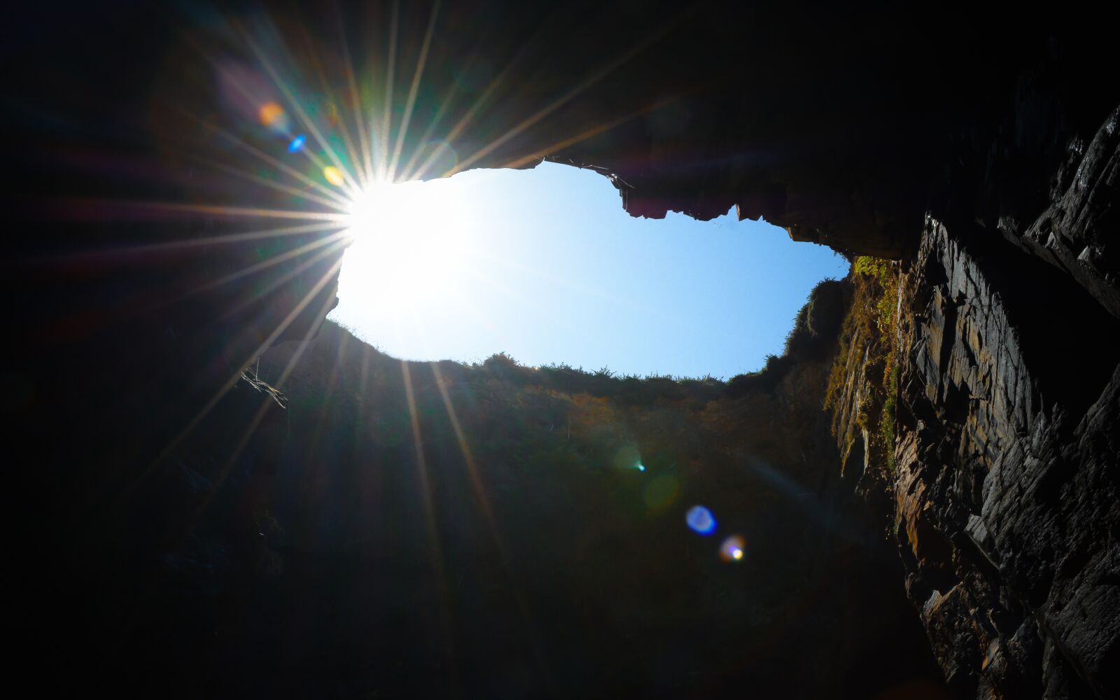 Nikon D7100 sample photo. Sun, radius, rock photography