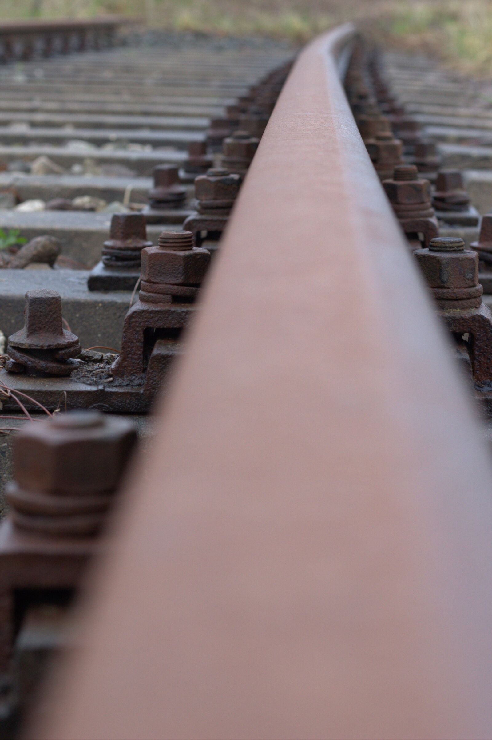 Canon EOS 60D + Canon EF 50mm F1.8 STM sample photo. Railway, rails, rust photography