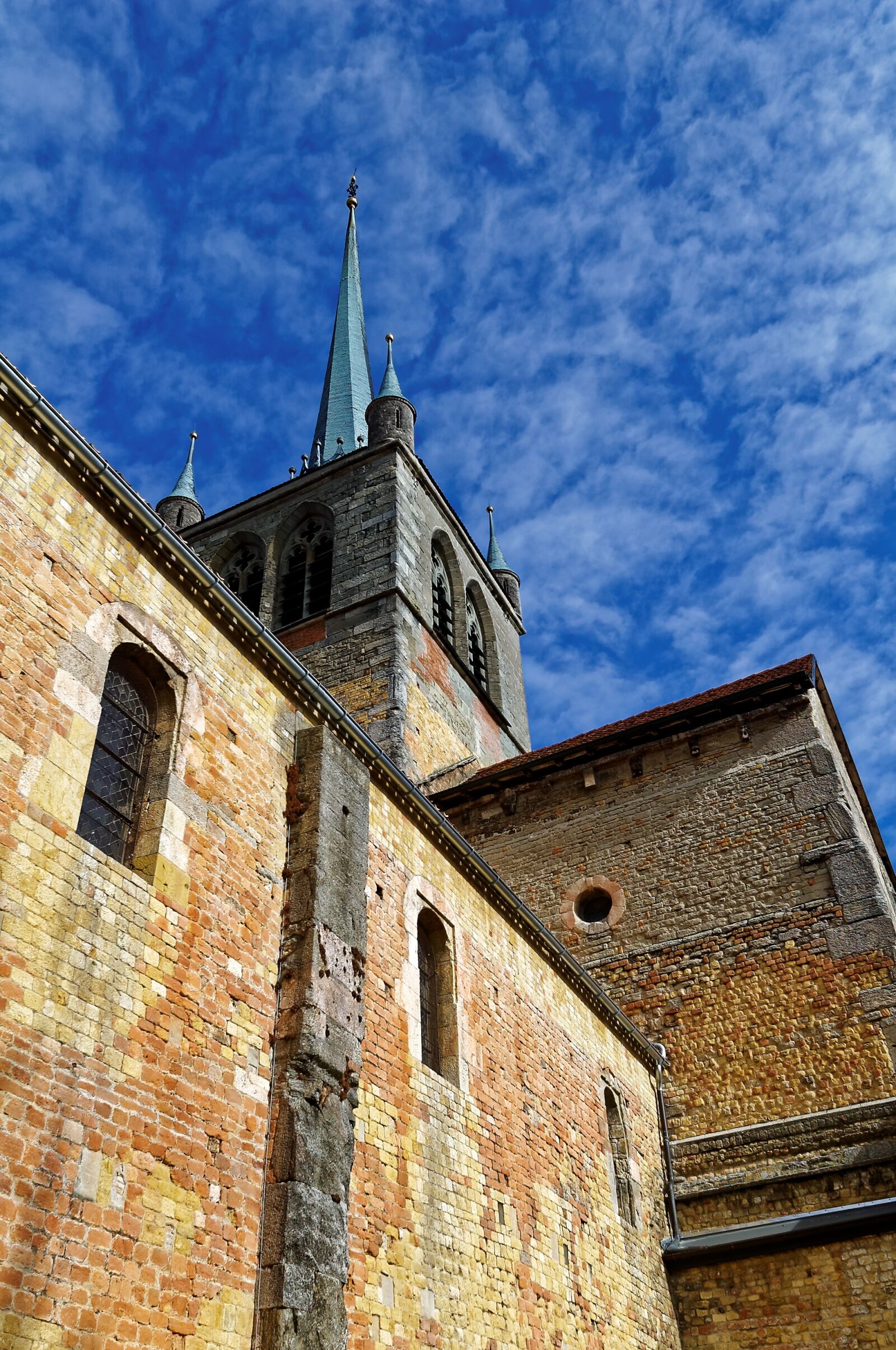 Nikon D50 sample photo. Church, payerne, romanesque photography