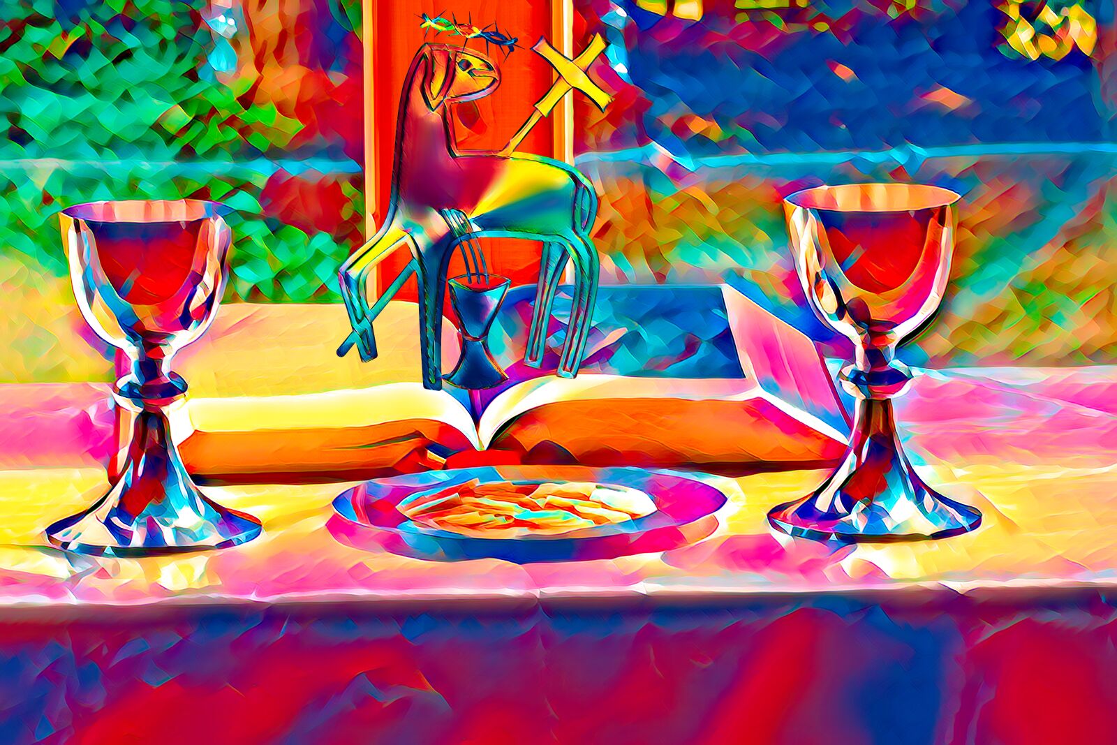 Canon EOS 550D (EOS Rebel T2i / EOS Kiss X4) sample photo. Chalices, lamb, god photography