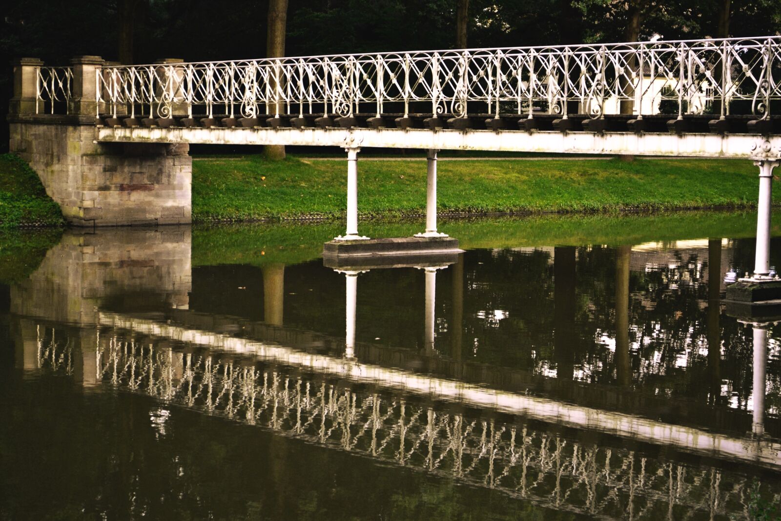Nikon D3100 sample photo. Bridge, karlsaue, kassel photography