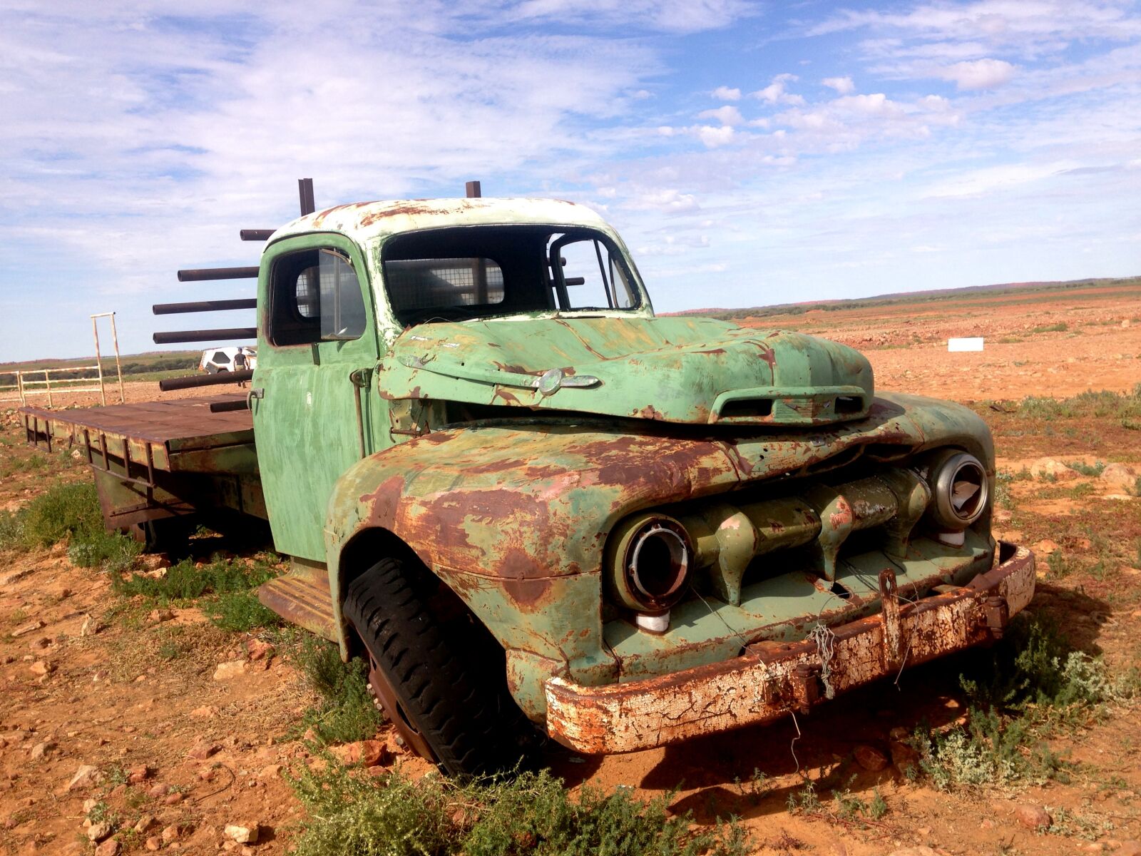 Apple iPhone 5c sample photo. Farm, ute, old, outback photography