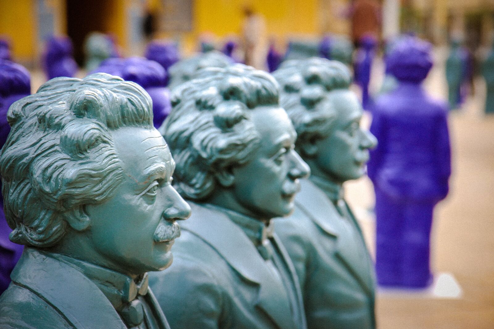 Canon EOS 70D sample photo. Albert einstein, ulm, sculpture photography