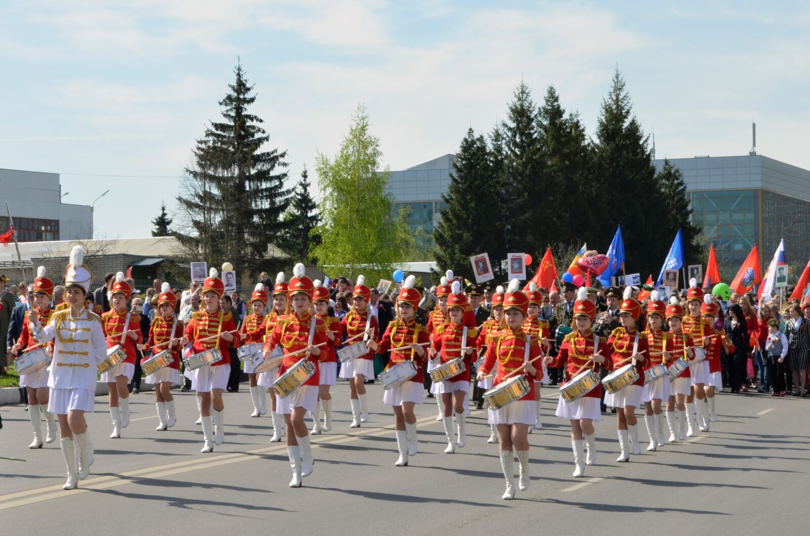Nikon D5100 sample photo. May, immortal regiment, may 9 photography