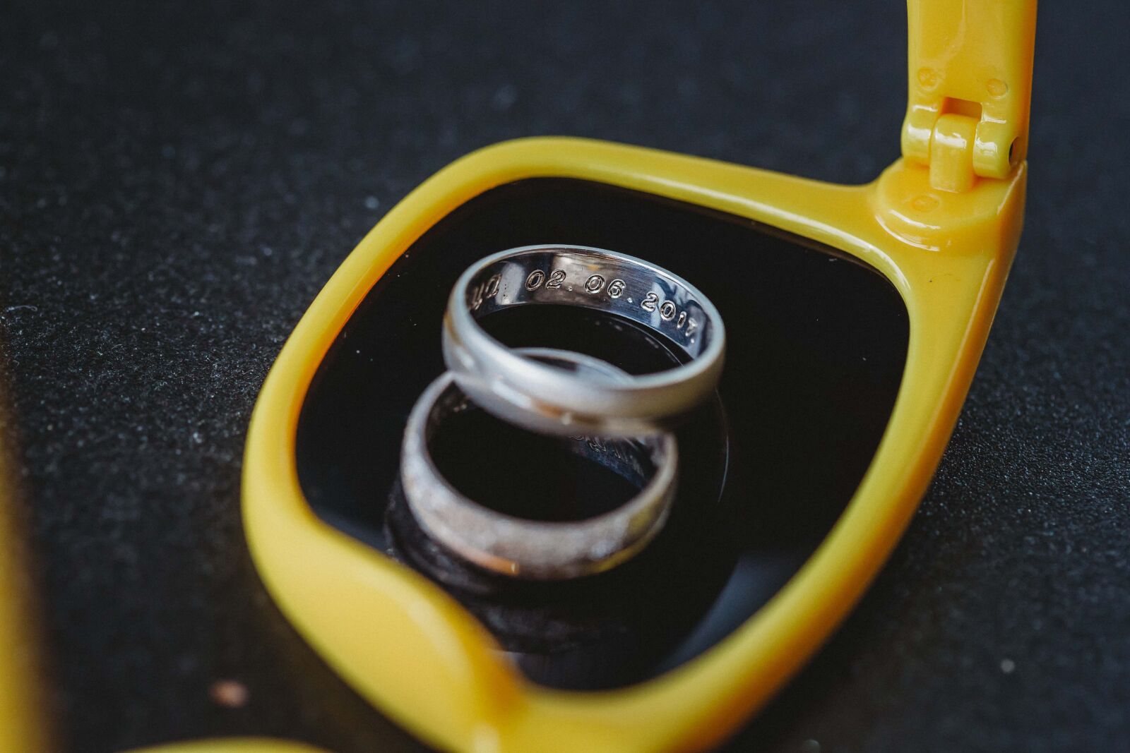 Canon EOS 5D Mark III + Canon EF 100mm F2.8 Macro USM sample photo. Date, number, wedding ring photography