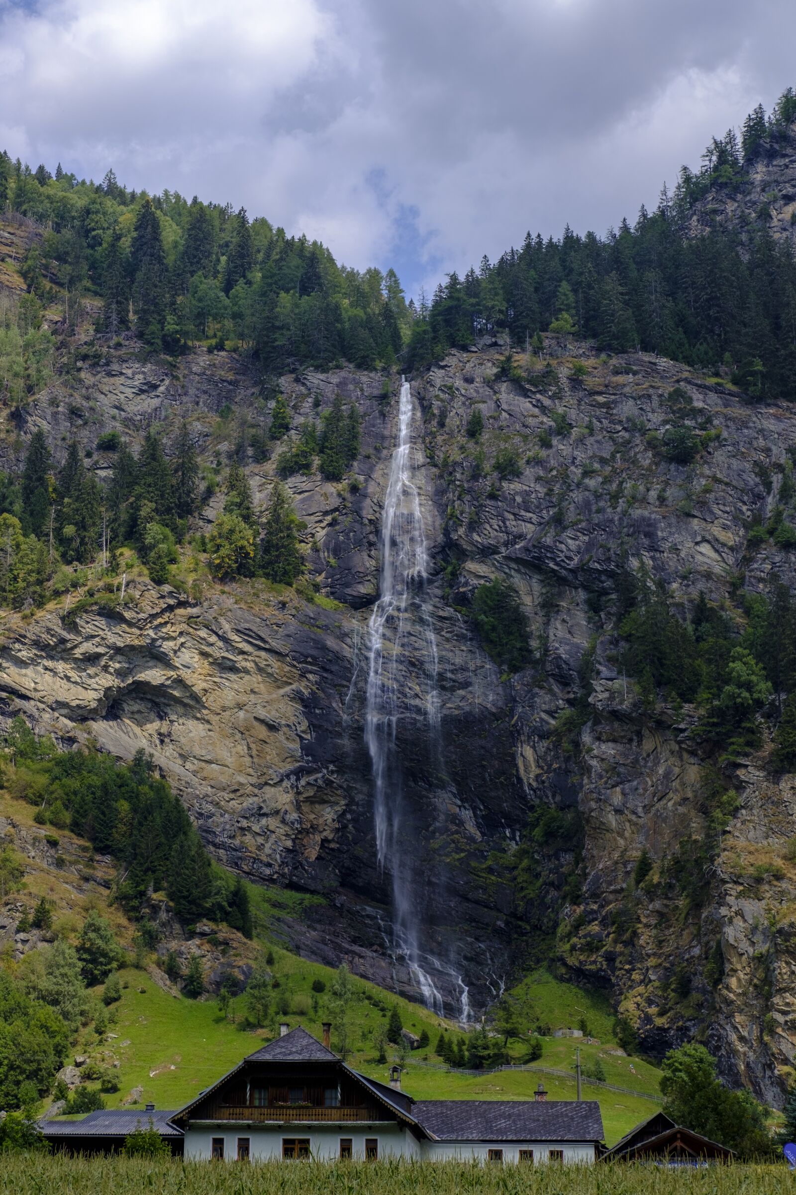 Fujifilm X-T2 sample photo. House, hut, waterfall photography