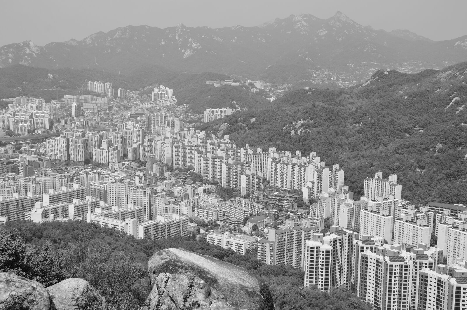 Nikon D300 sample photo. Bukhansan mountain in seoul photography