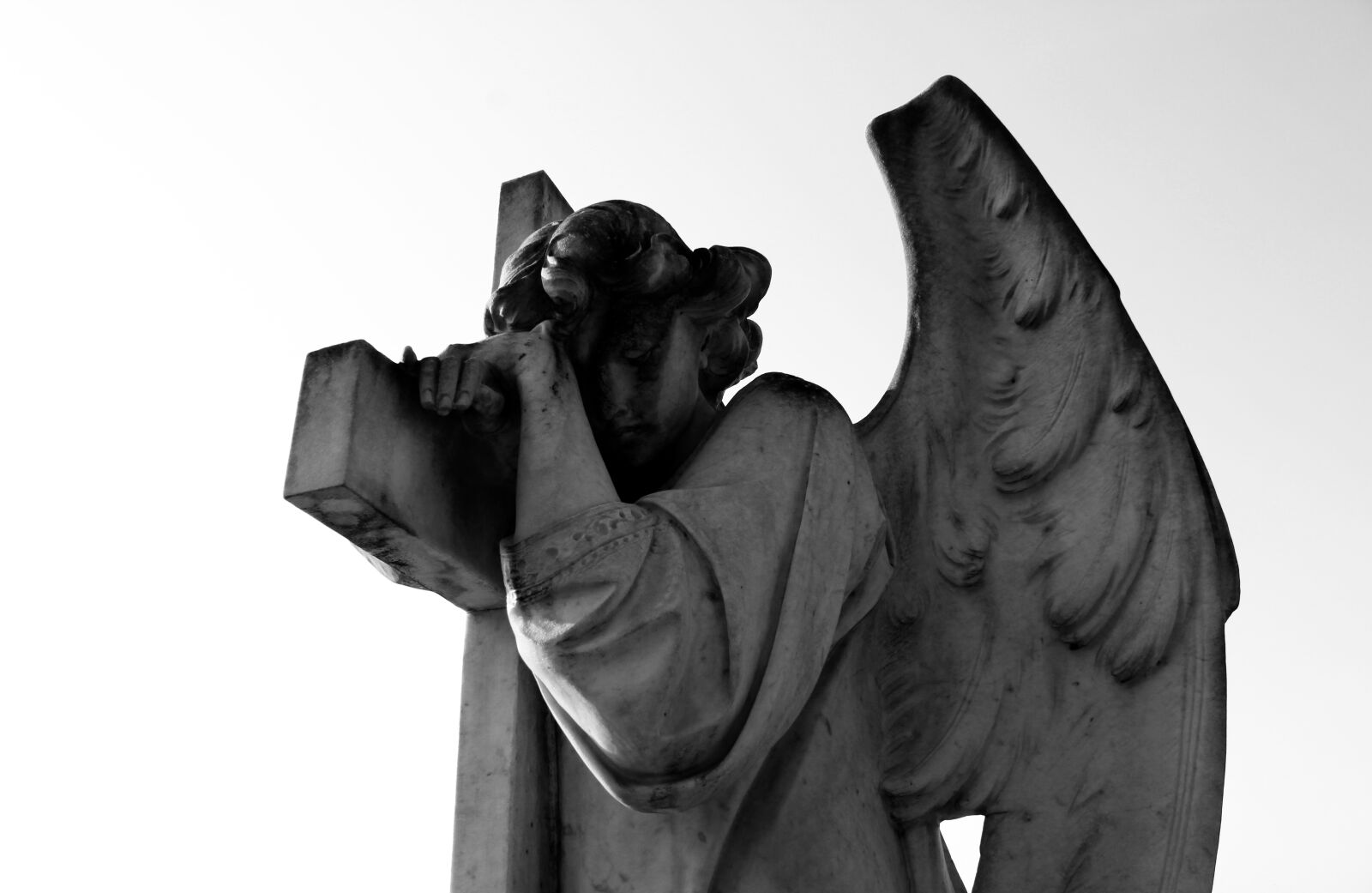 Canon EOS 1200D (EOS Rebel T5 / EOS Kiss X70 / EOS Hi) sample photo. Angel, statue, death photography