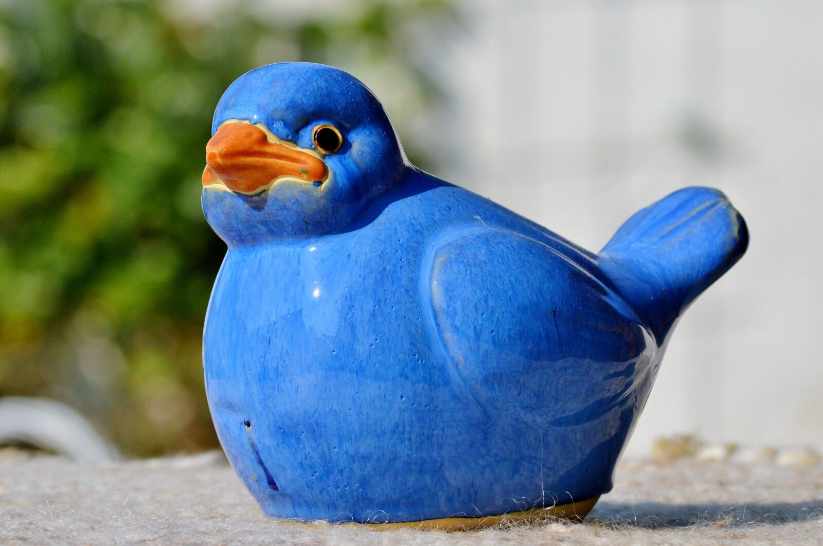 Nikon D3200 sample photo. Bird, tonvogel, clay figure photography