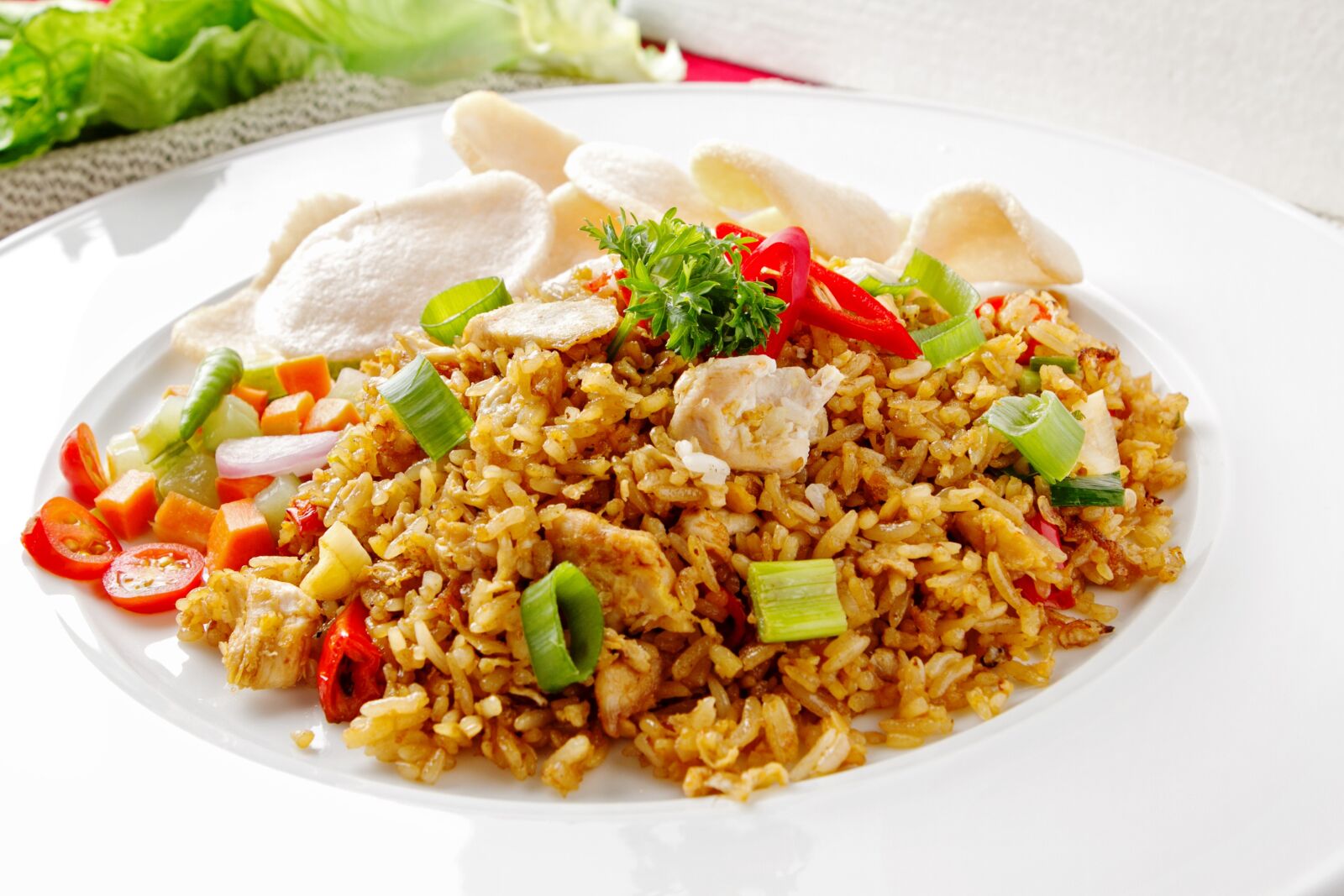 Canon EOS 7D + Canon EF 24-70mm F2.8L USM sample photo. Fried, rice, menu photography