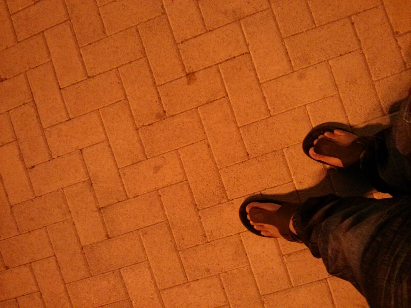 LG Nexus 4 sample photo. Bricks, floor, sandals photography