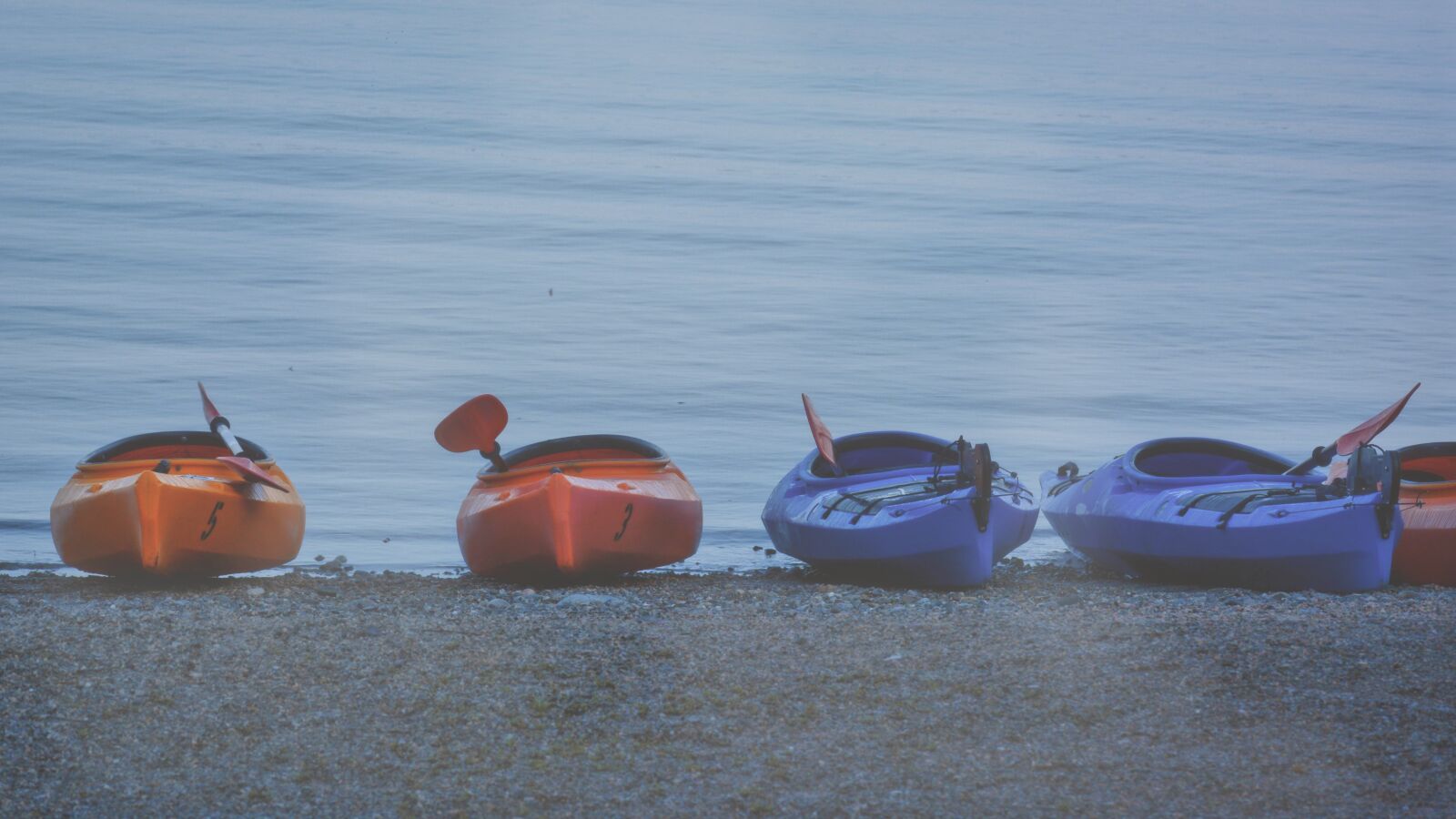 Nikon D7100 sample photo. Fog, canoes, kayaks photography