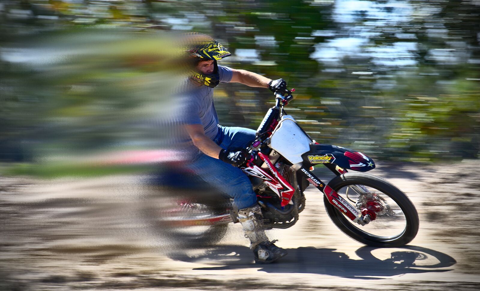 Nikon D7200 sample photo. Hurry, bike, fast photography