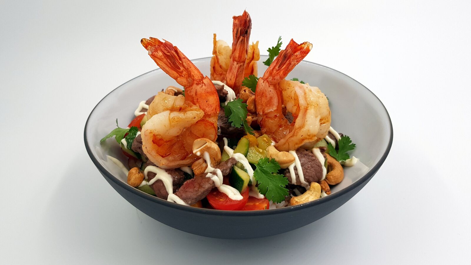 Samsung Galaxy S8 sample photo. Poke bowl surf turf photography