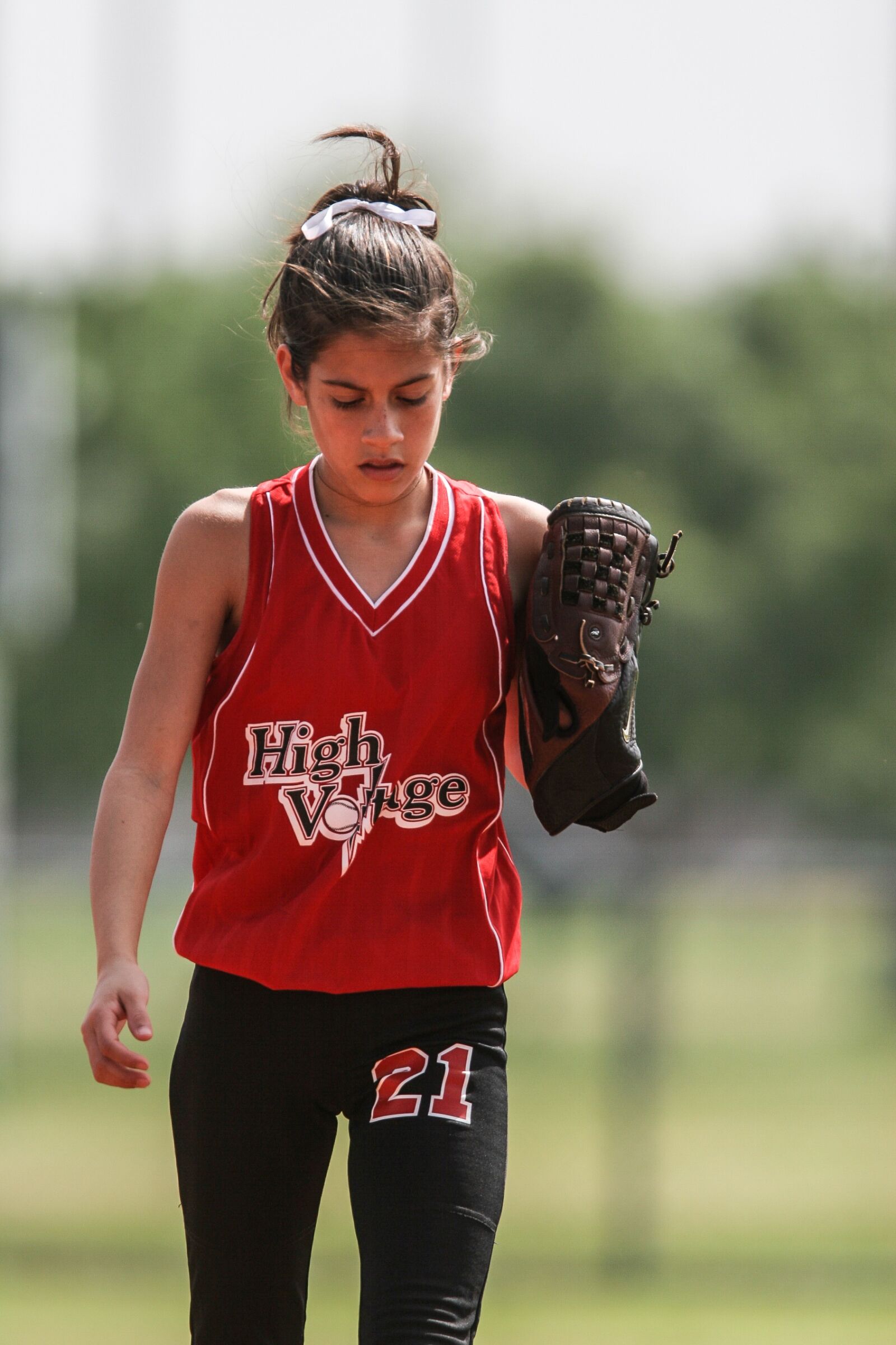 Canon EOS 20D sample photo. Softball, player, female photography
