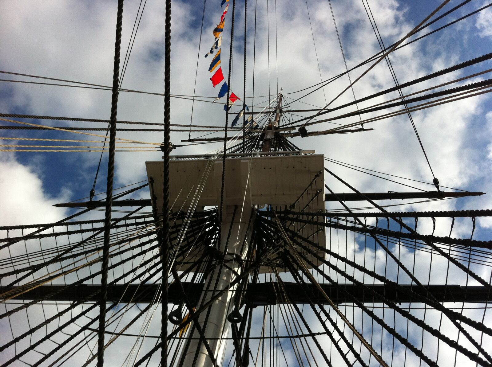 Apple iPhone 4 sample photo. Tall ship, mast, sail photography
