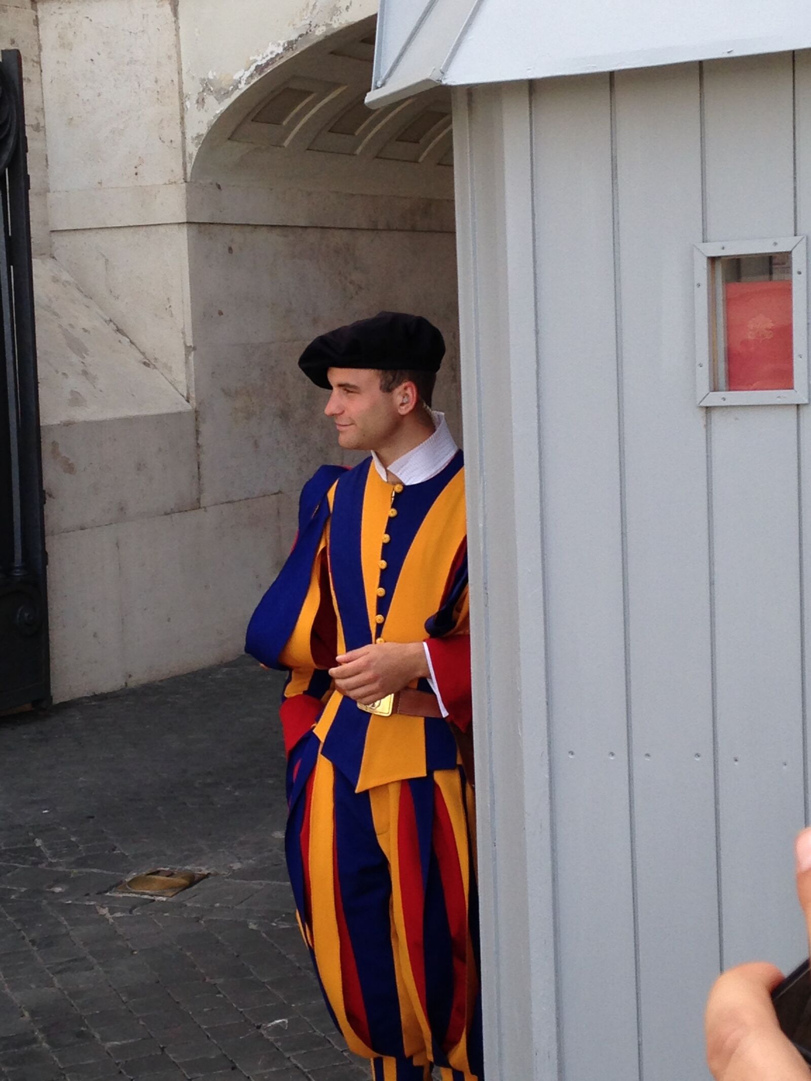 iPhone 5c back camera 4.12mm f/2.4 sample photo. Vatican guard, vatican, soldier photography