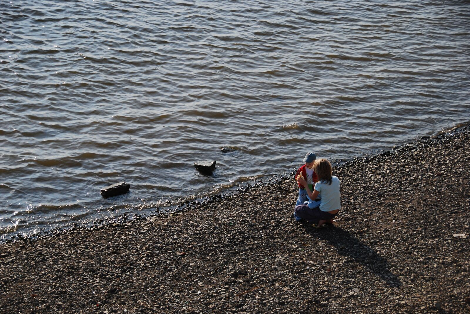 Nikon D60 sample photo. River, beach, summer photography