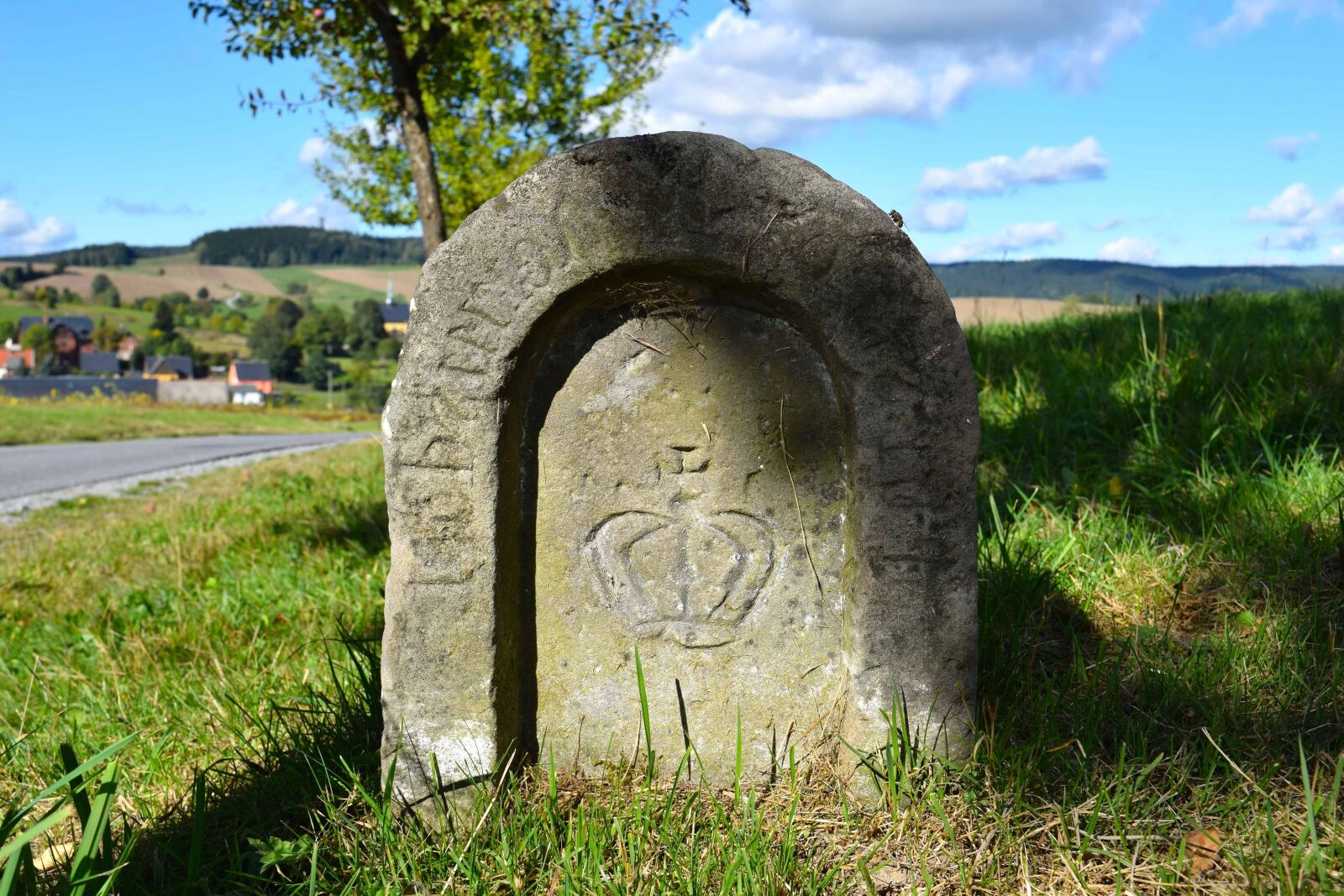 Nikon D3300 sample photo. Grass, memorial, gravestone, stone photography