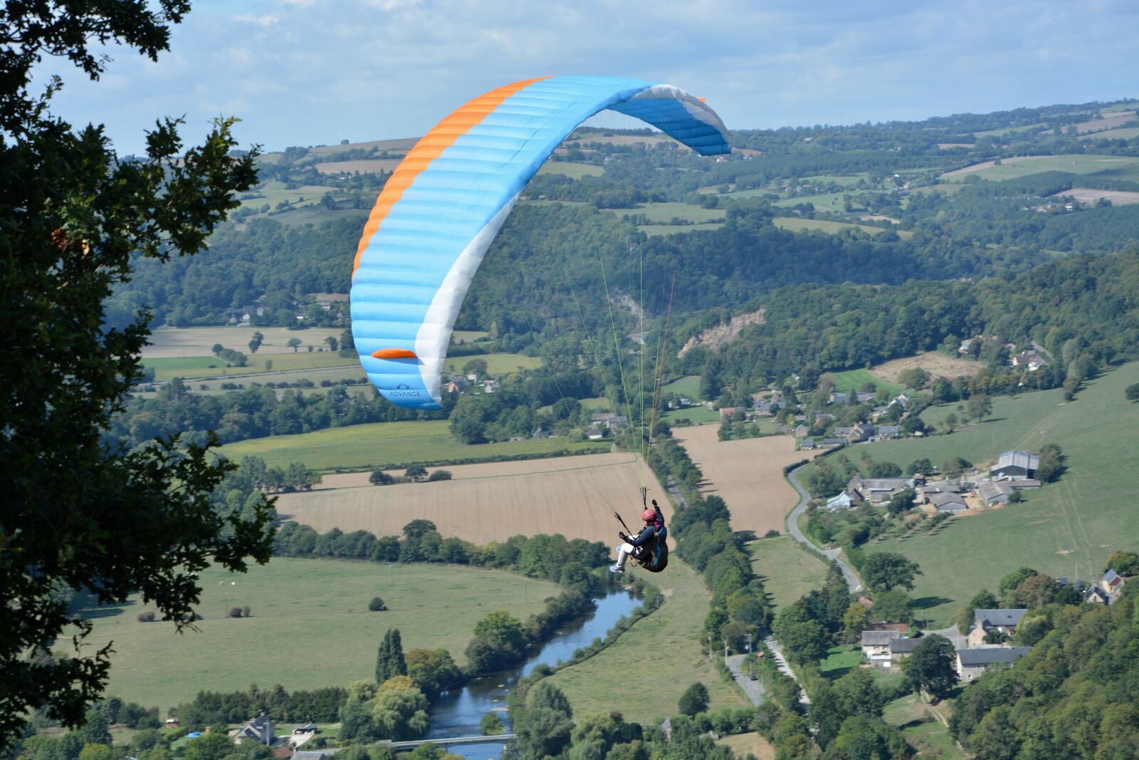 Nikon D5200 sample photo. Paragliding, free flight, sport photography