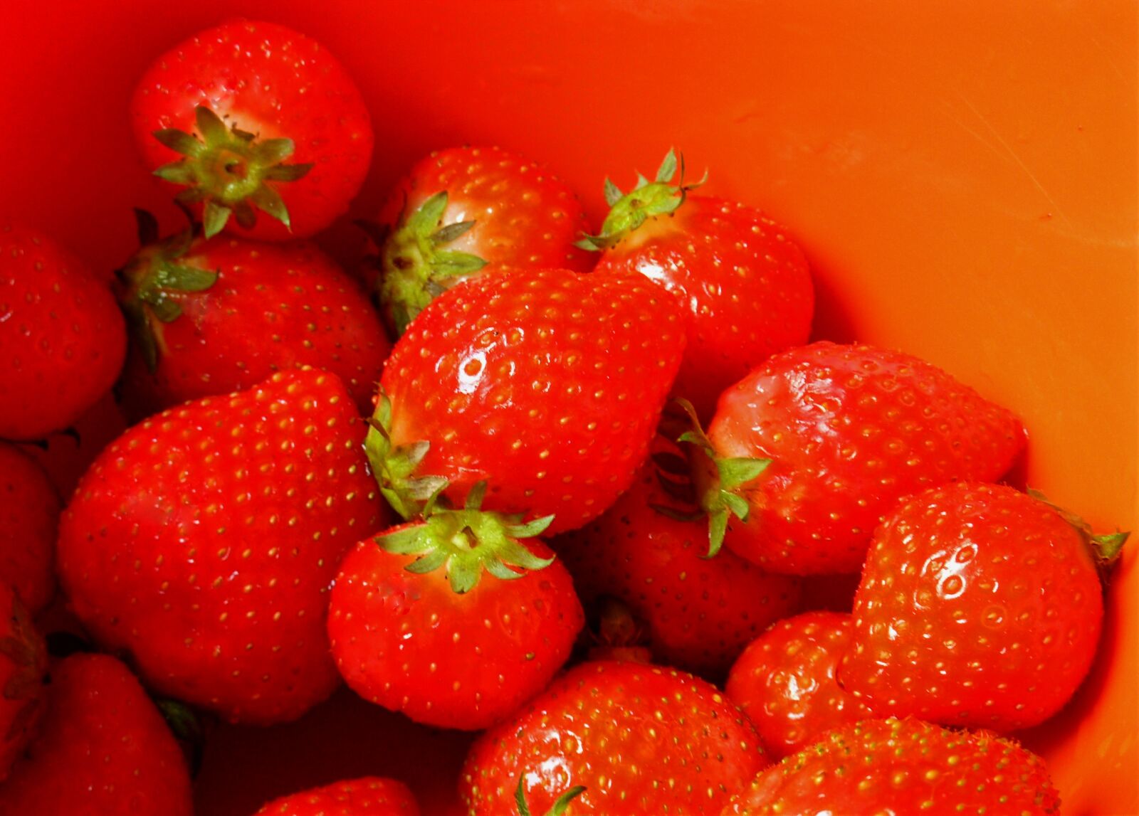 Panasonic DMC-TZ7 sample photo. Strawberries, fruits, red photography
