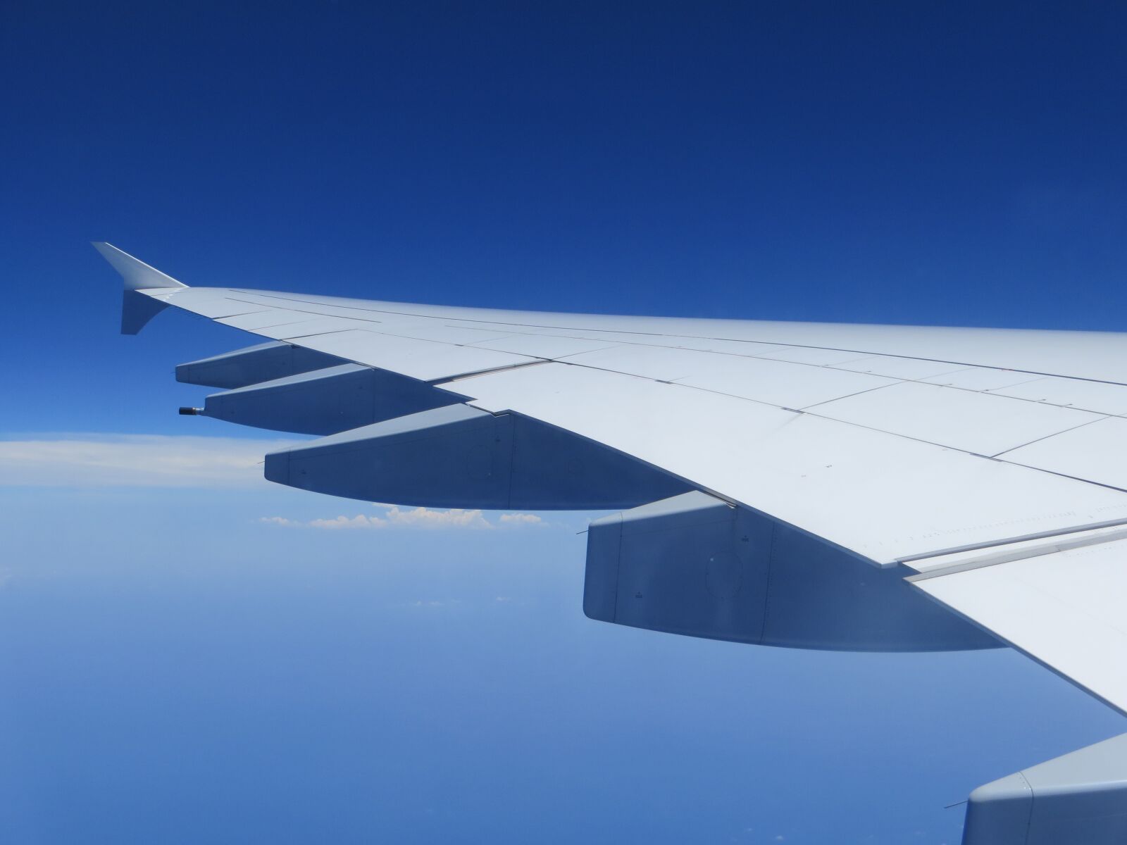 Canon PowerShot SX260 HS sample photo. Wing, a380, aircraft photography