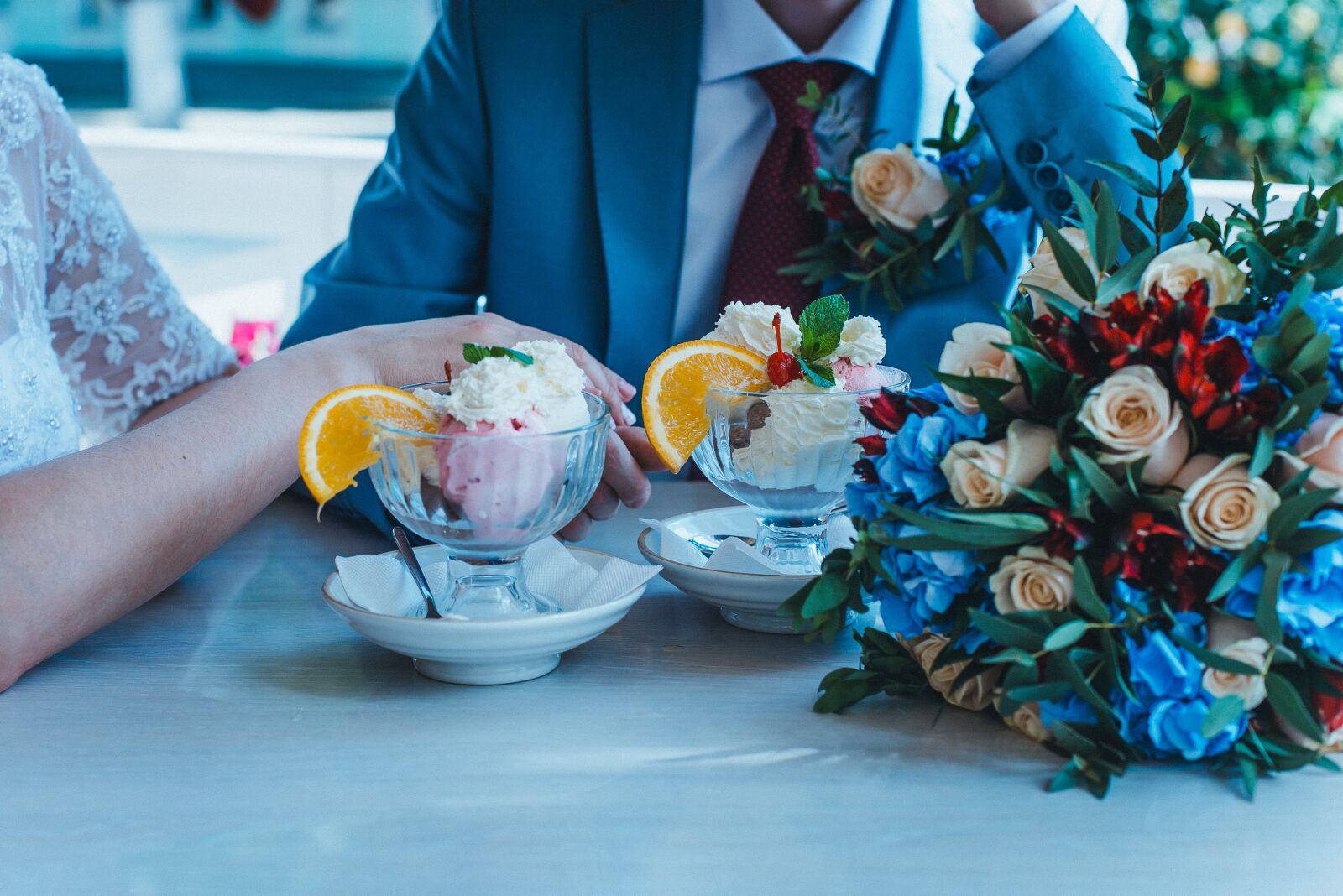 Nikon D610 sample photo. Bouquet, love, wedding photography