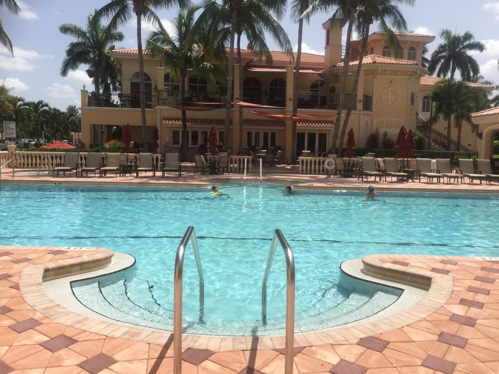 iPhone 6 Plus back camera 4.15mm f/2.2 sample photo. Gulf harbour, swimming pool photography