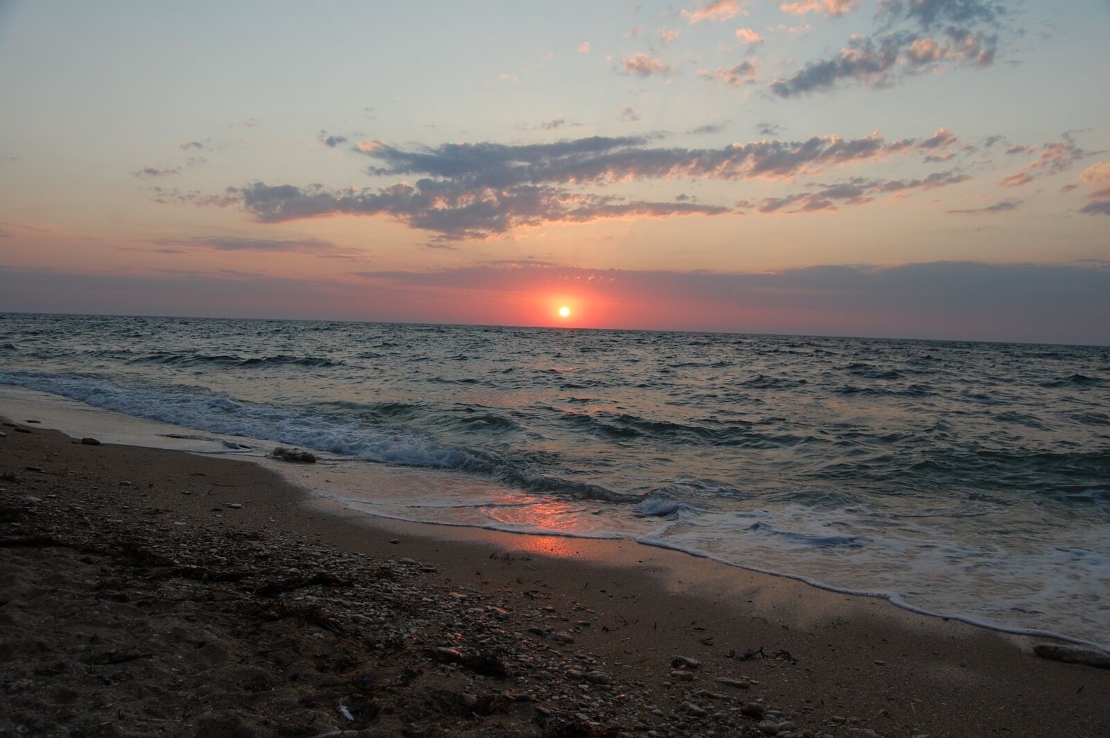 Nikon D40 sample photo. Sunset, sea, nature photography