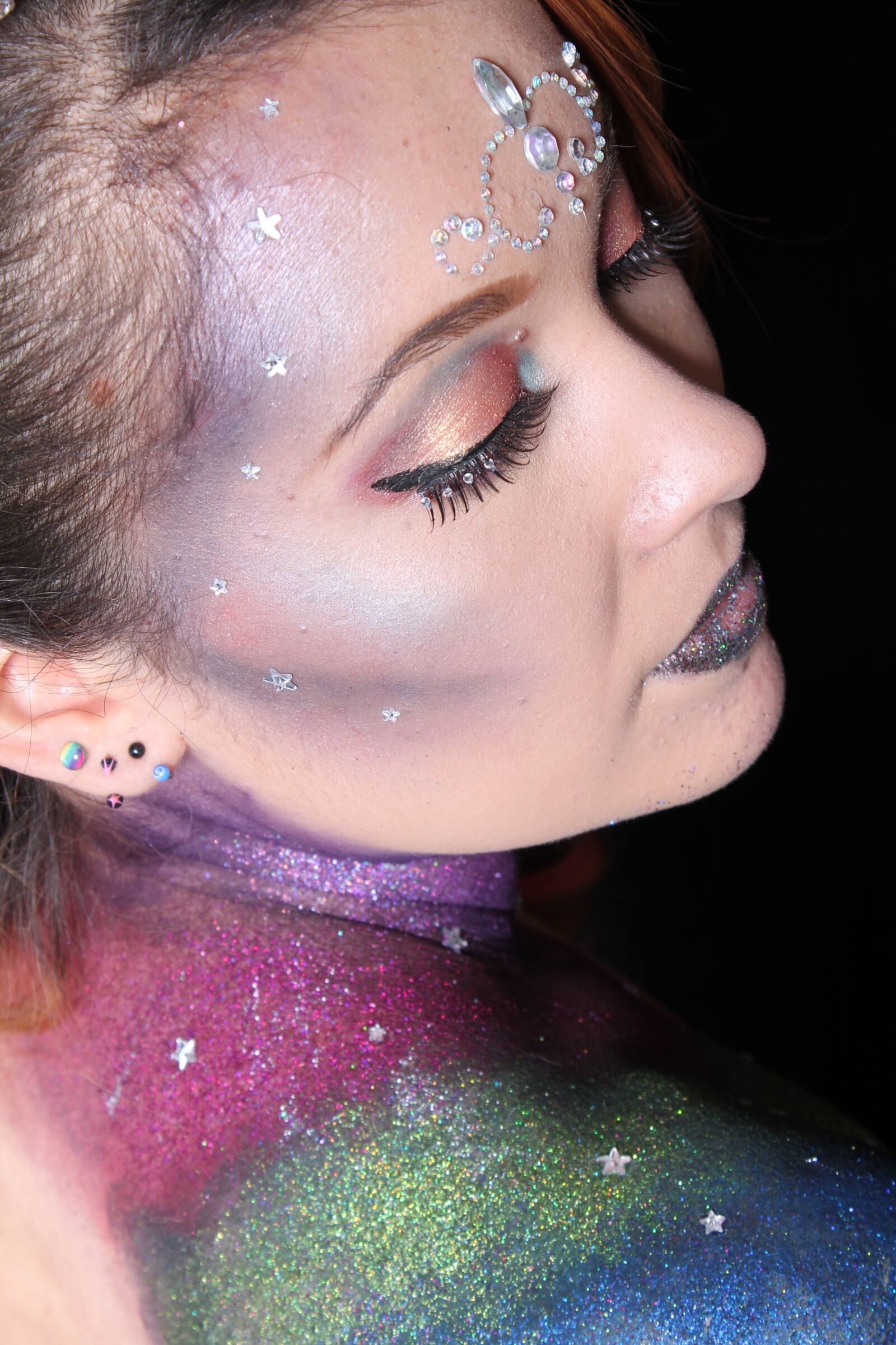 Canon EOS 1100D (EOS Rebel T3 / EOS Kiss X50) sample photo. Make up, carnival, face photography