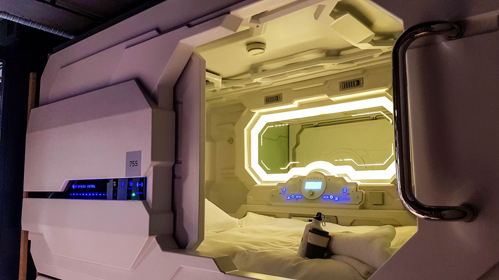 Samsung Galaxy S8 sample photo. Capsule hotel, ljubljana, hotel photography
