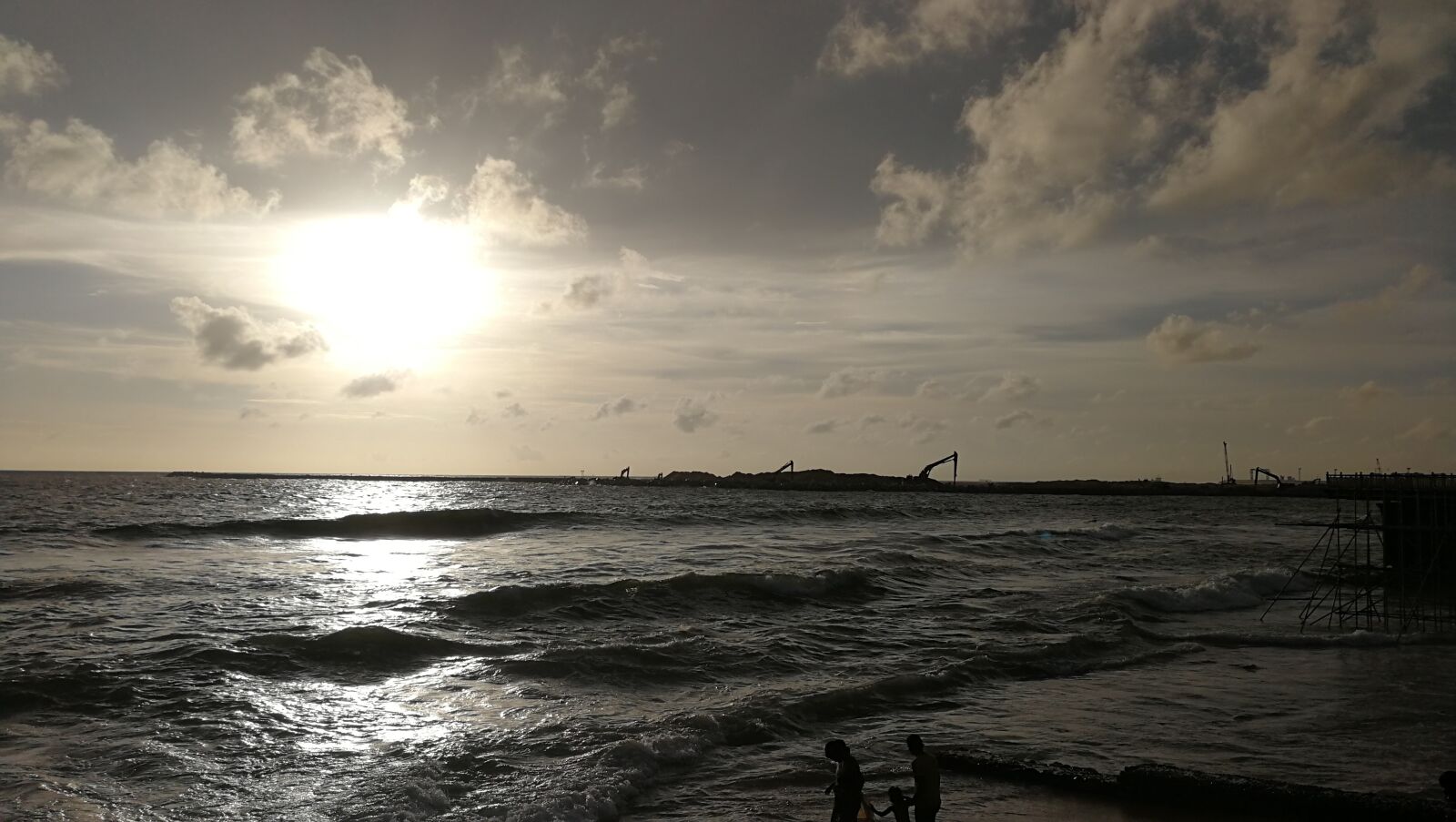 HUAWEI P10 sample photo. Beach, sunset, afternoon photography
